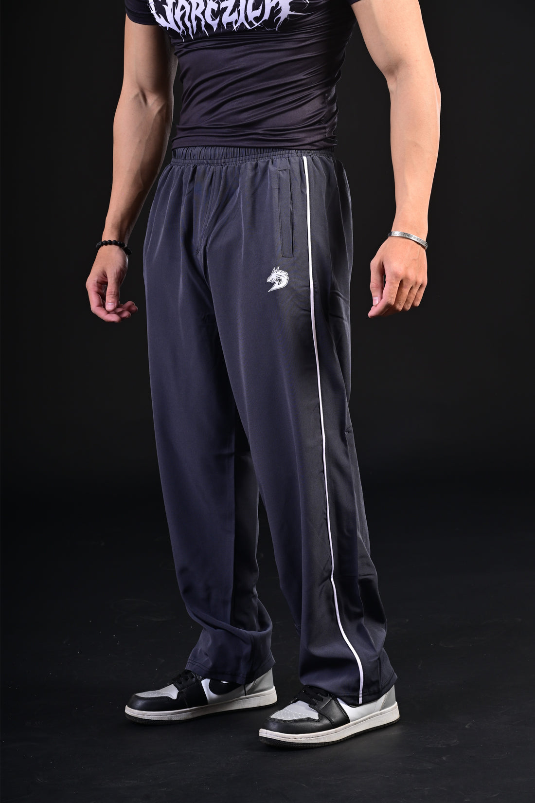 Loose Bottom Trousers (Grey)