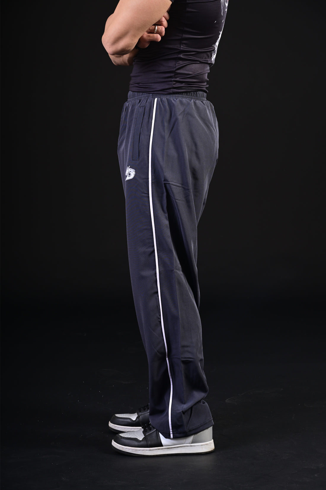 Loose Bottom Trousers (Grey)