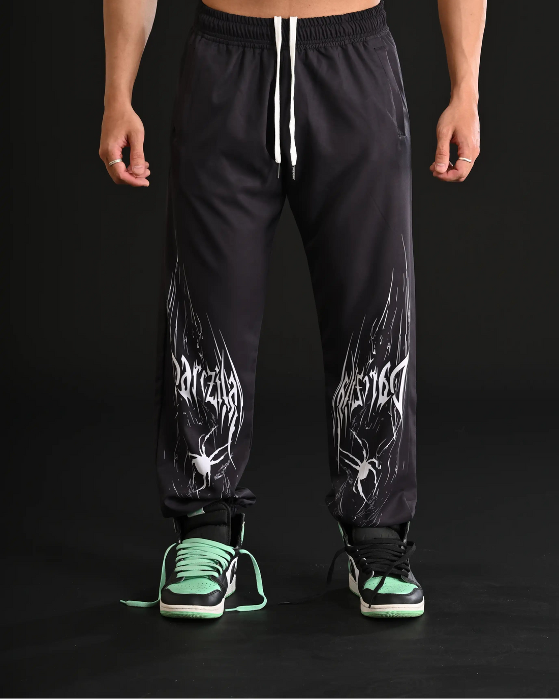 SPIDER CUFFED BOTTOM [BLACK]