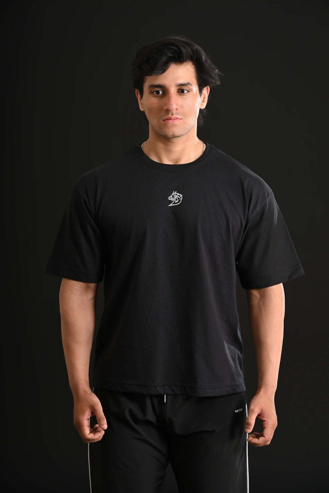 SKULL DROP SHOULDER TEE