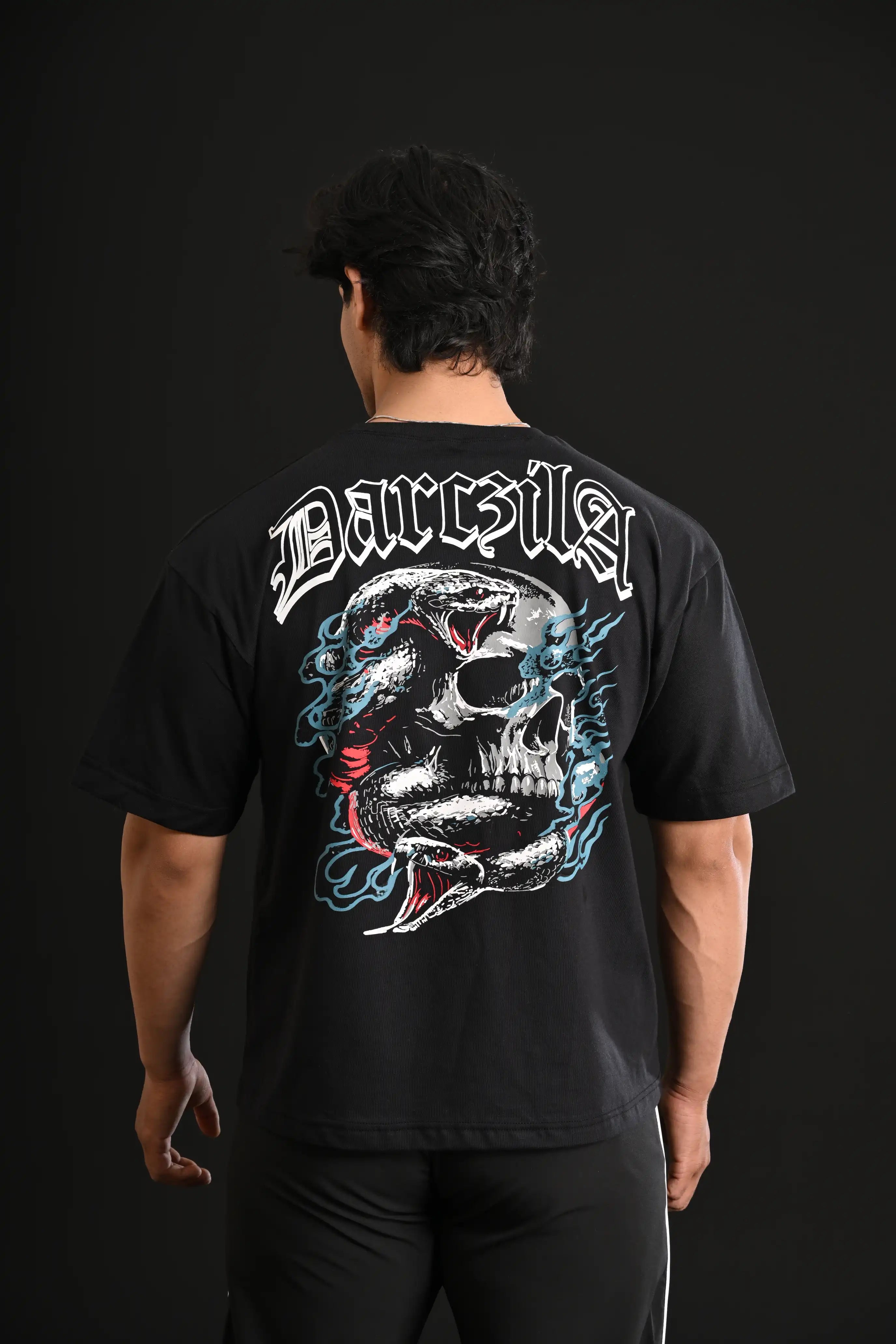 SKULL DROP SHOULDER TEE