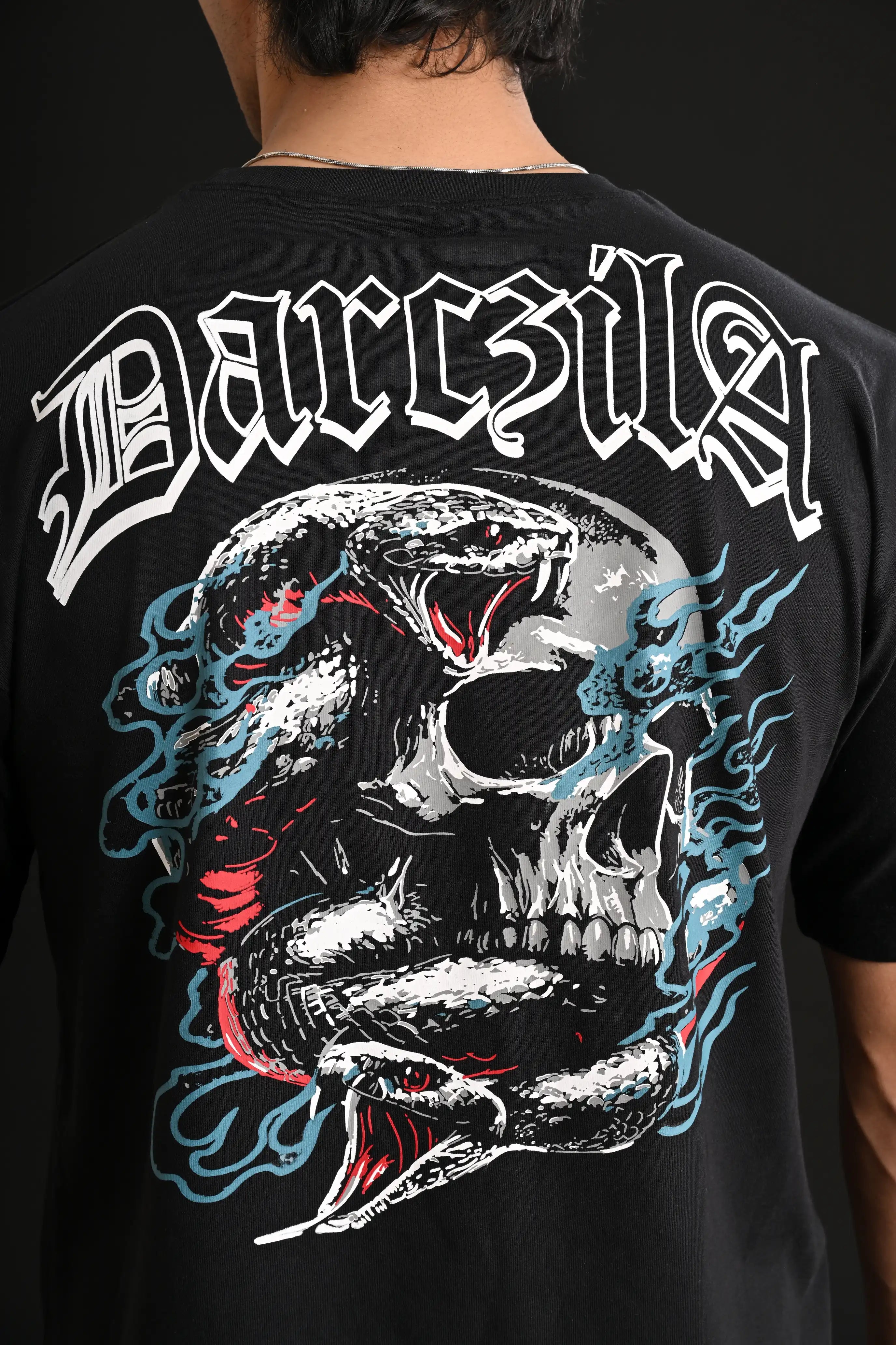 SKULL DROP SHOULDER TEE
