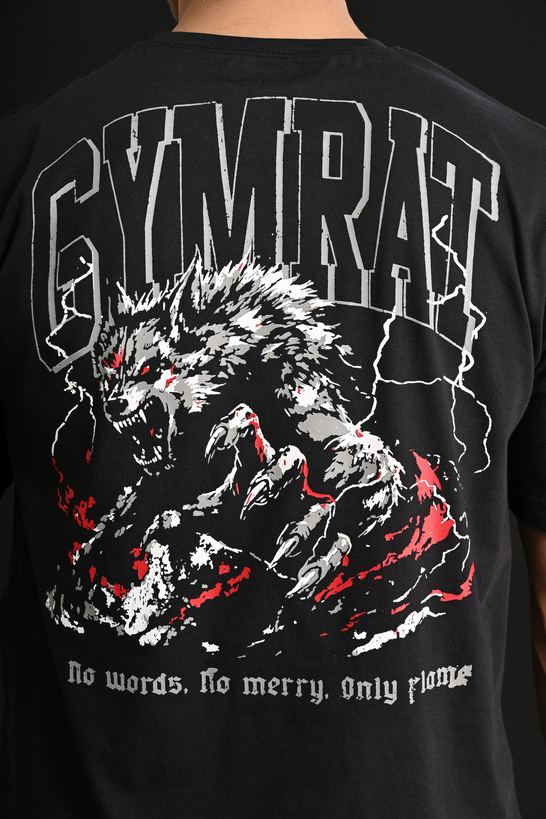 GYMRAT DROP SHOULDER TEE