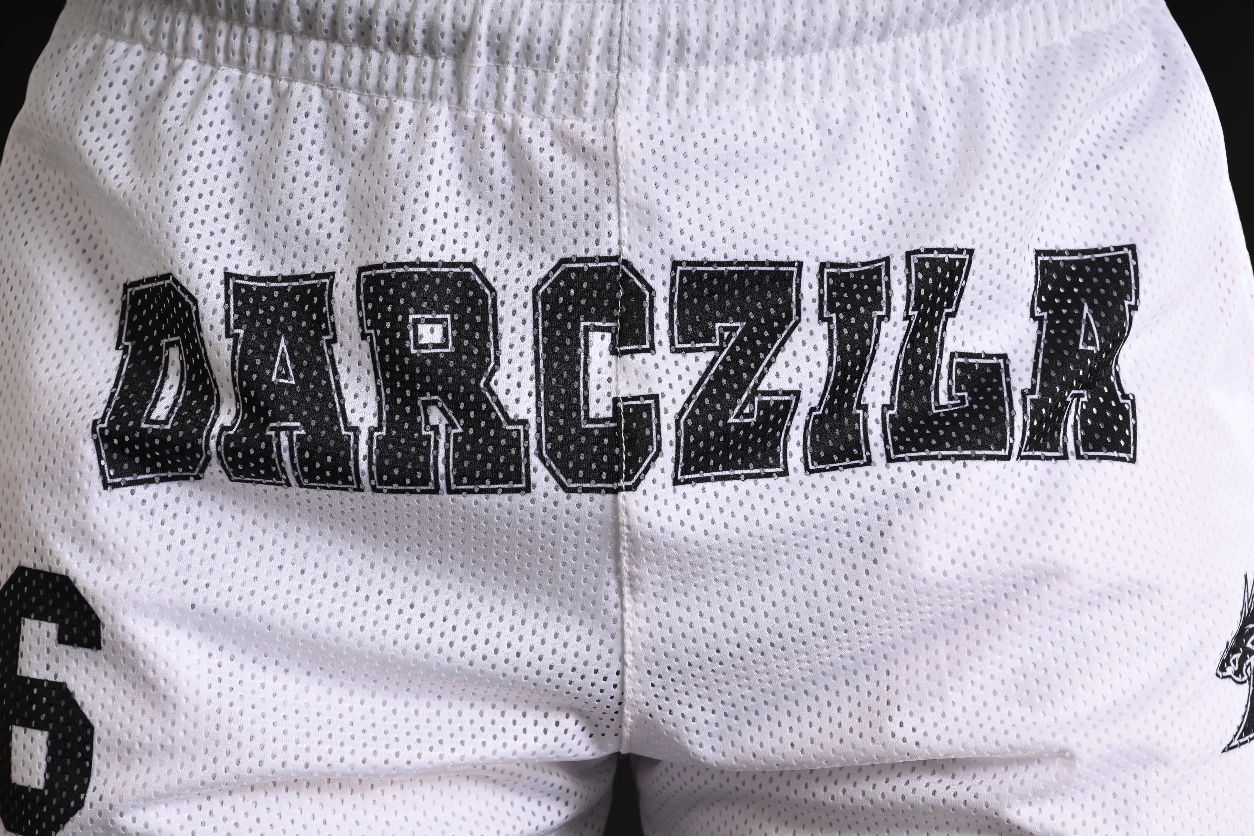 Titan Mesh Shorts with Compression [WHITE]