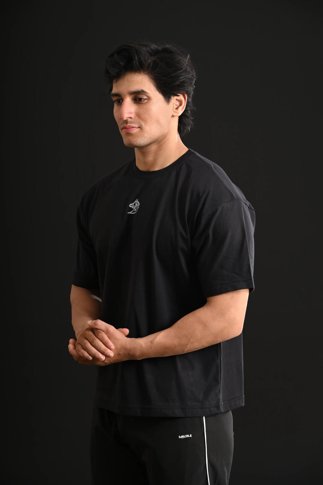 SKULL HEAD DROP SHOULDER TEE