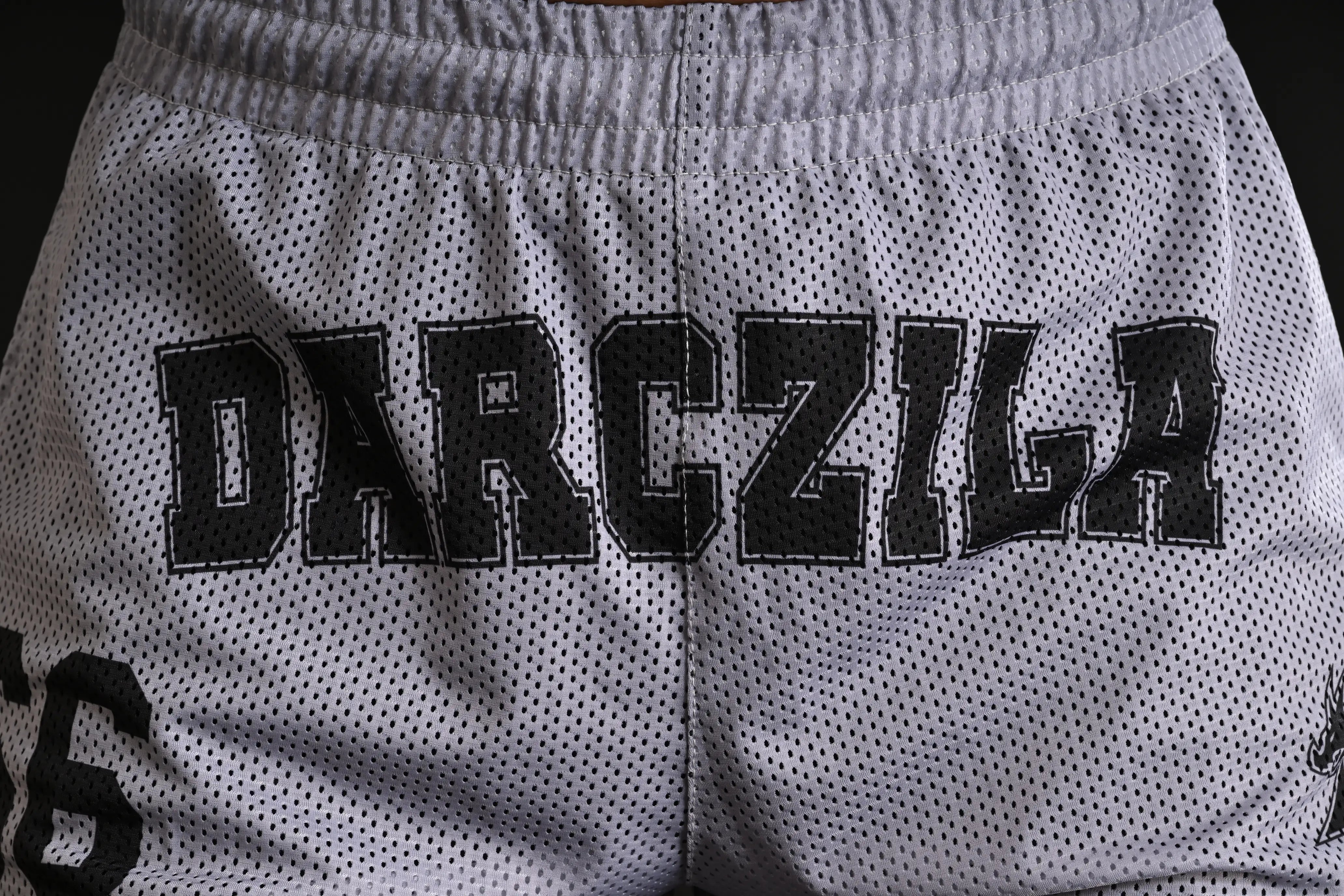 Titan Mesh Shorts with Compression [GREY]