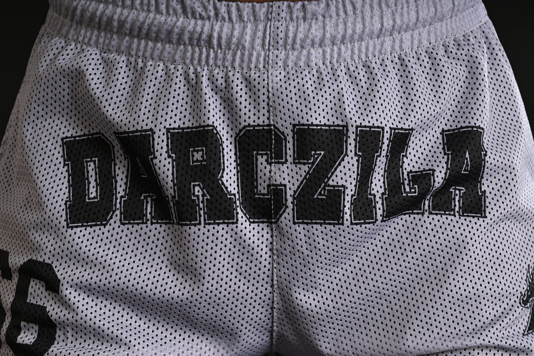 Titan Mesh Shorts with Compression [GREY]