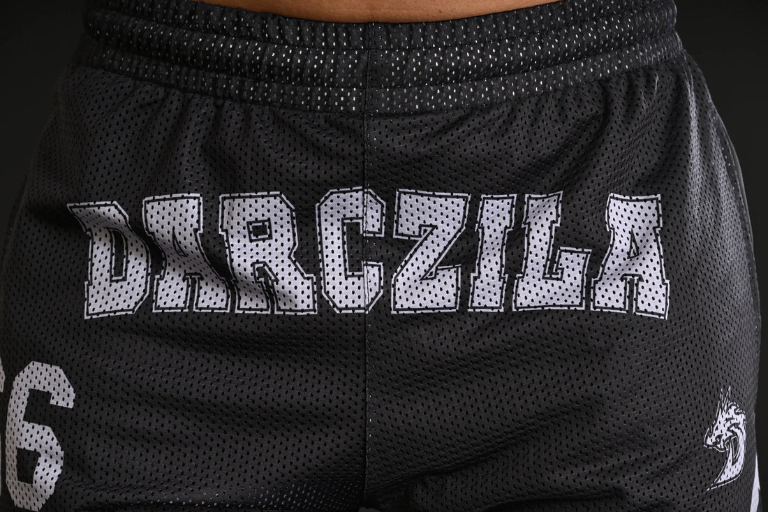Titan Mesh Shorts with Compression [BLACK]