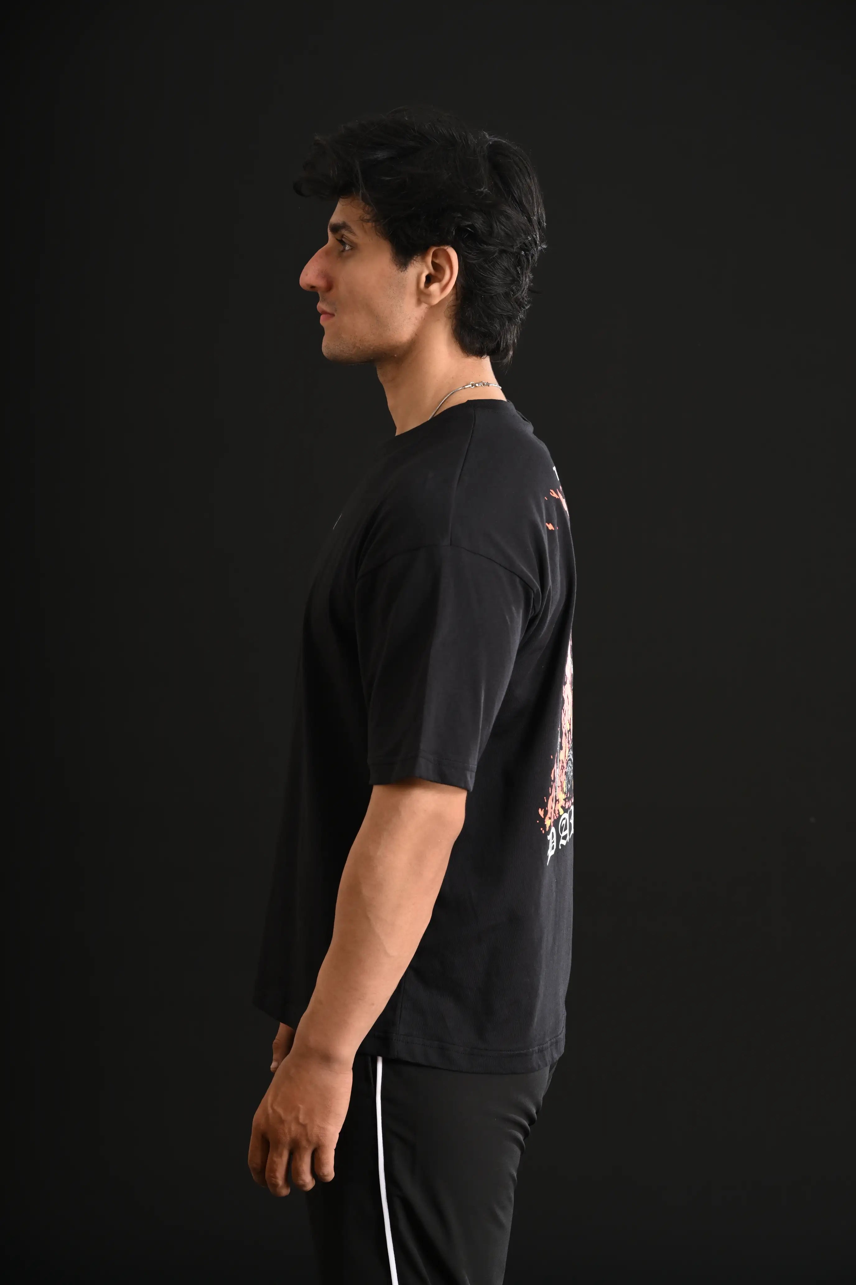 FLAME DROP SHOULDER TEE