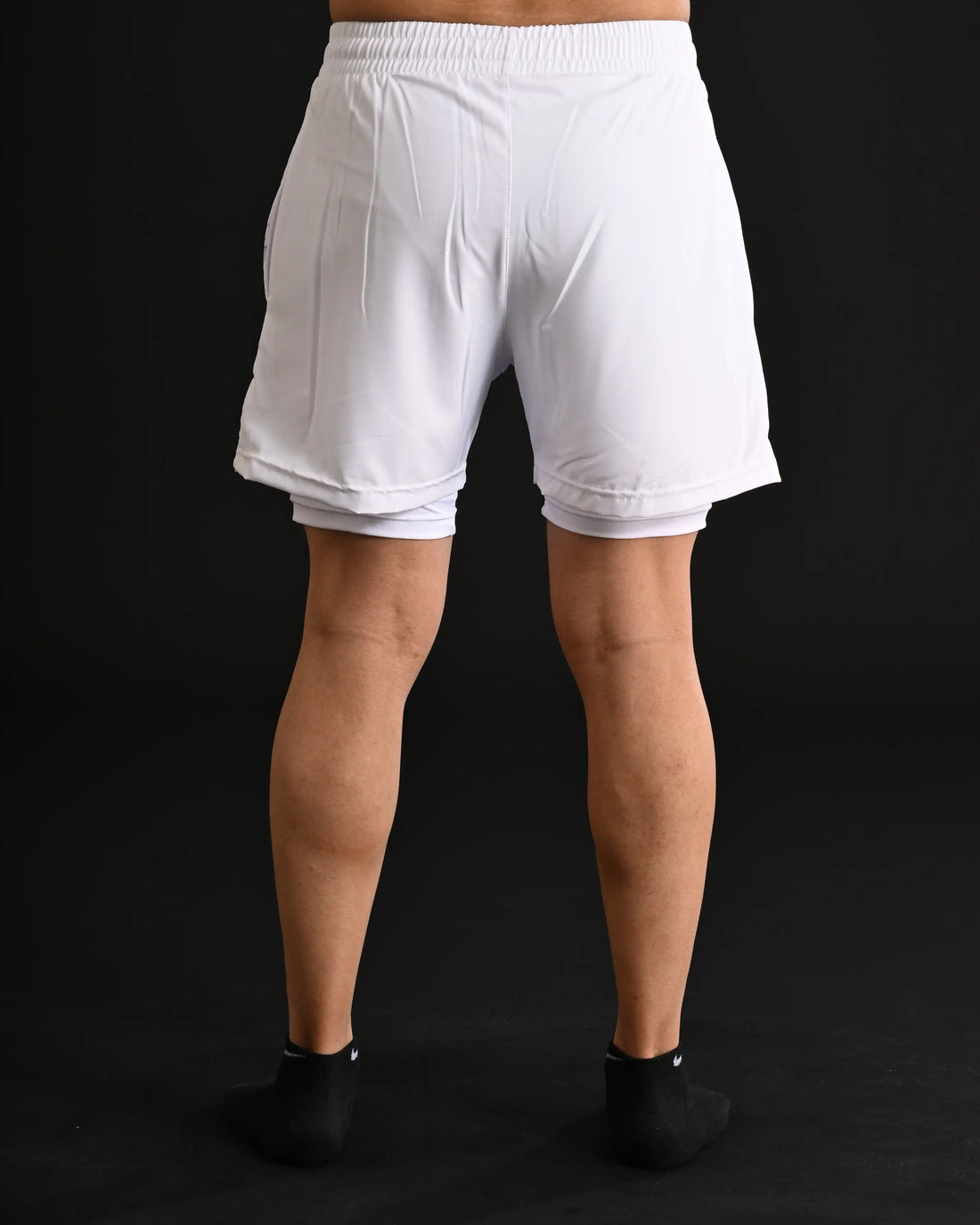 Exclusive Shorts with Compression [WHITE]