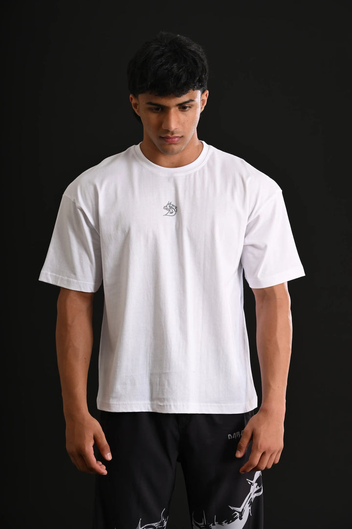 WAGR DROP SHOULDER TEE [WHITE]