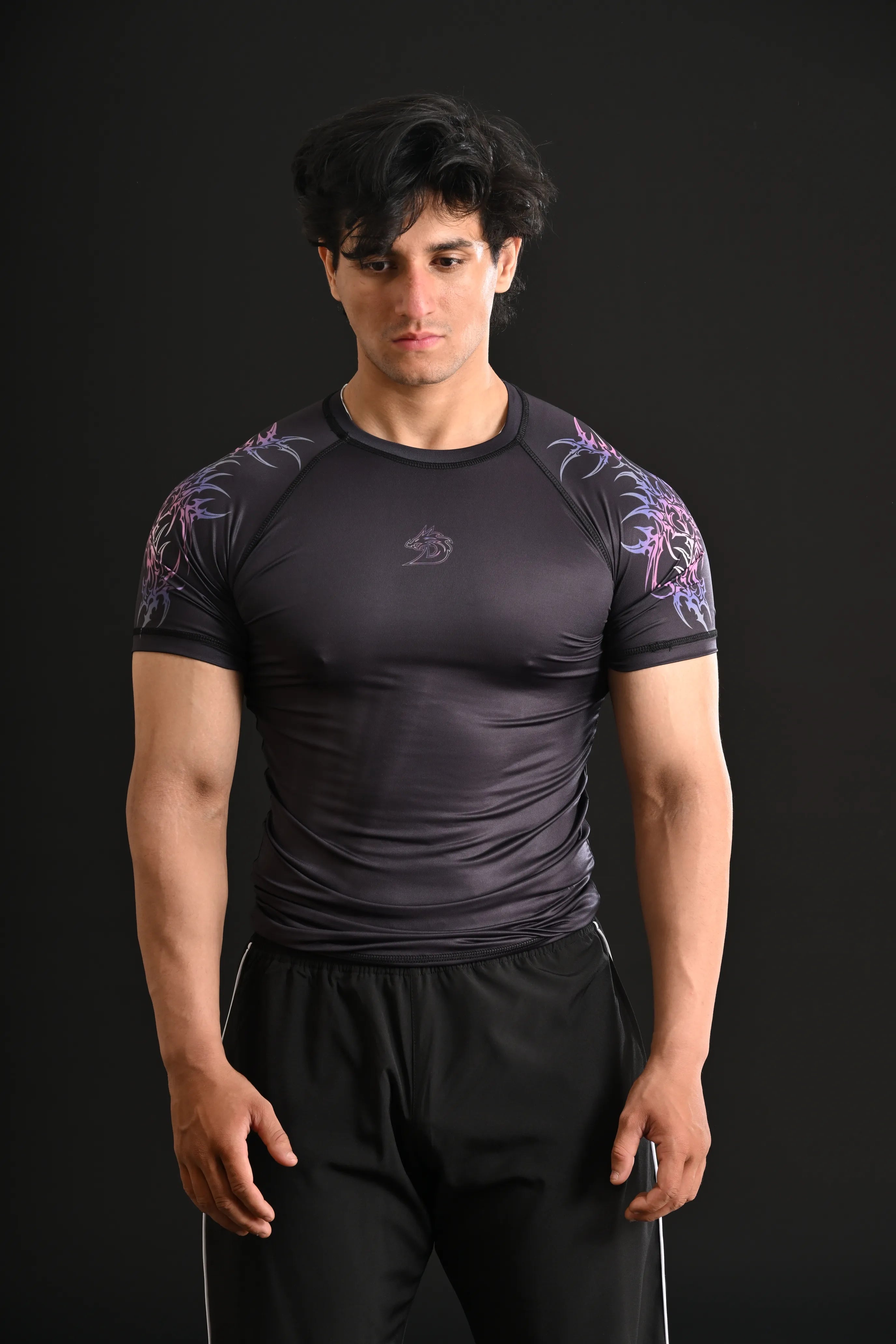 Spiritual Black Compression Shirt