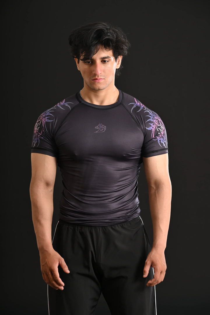 Spiritual Black Compression Shirt