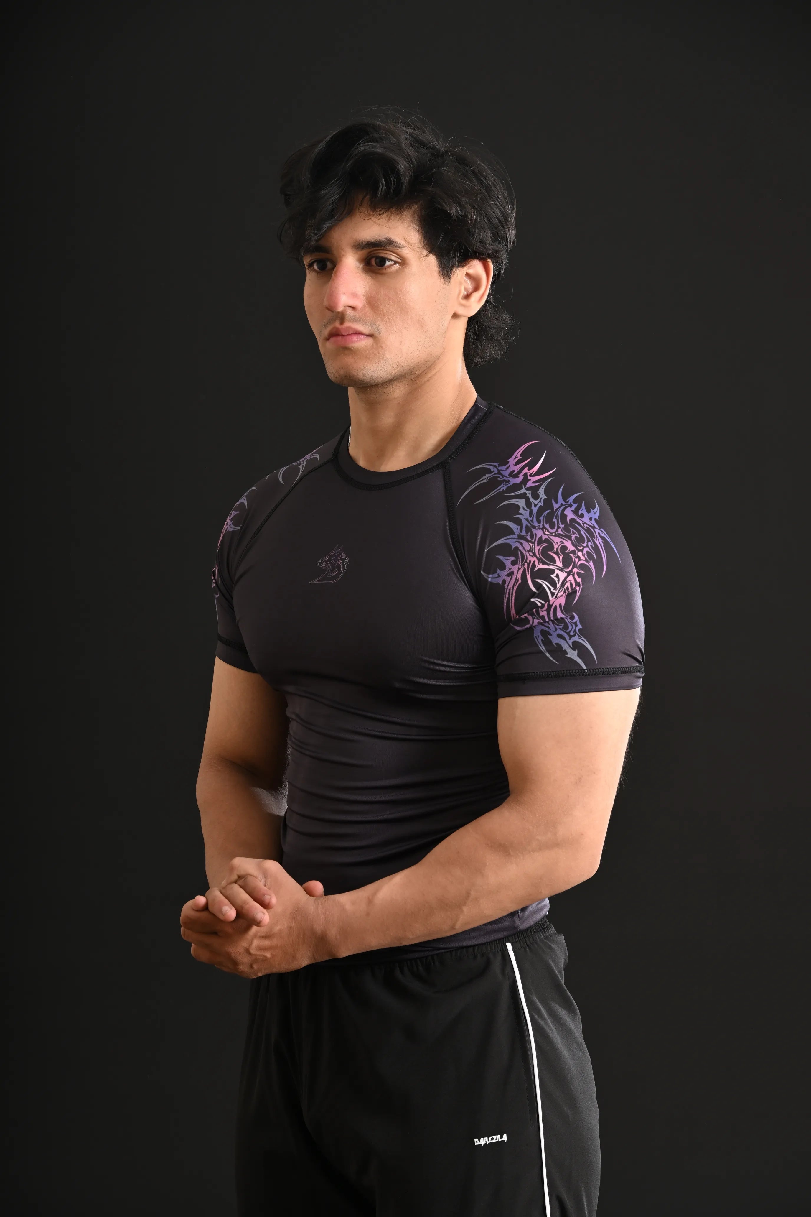 Spiritual Black Compression Shirt
