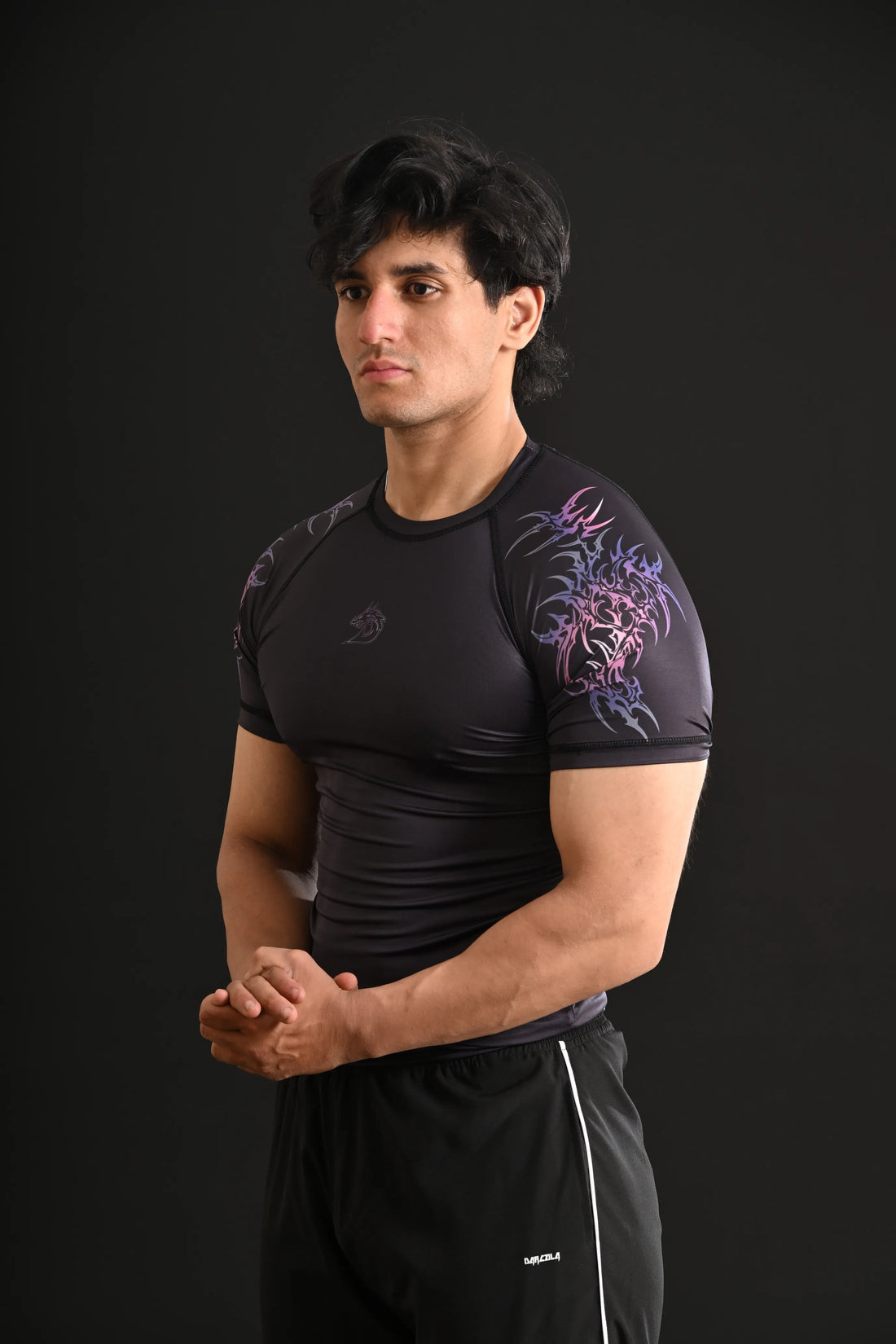 Spiritual Black Compression Shirt