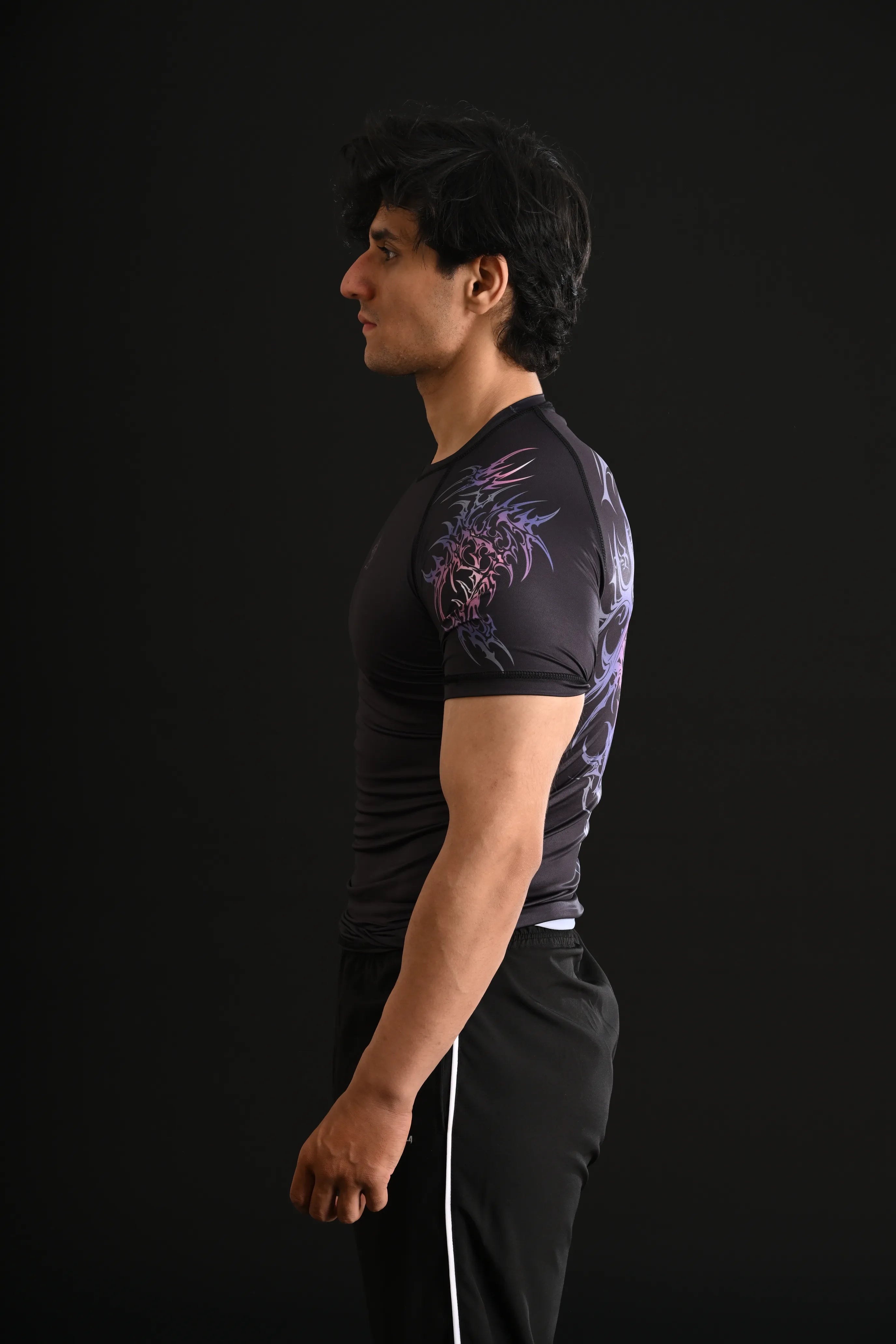 Spiritual Black Compression Shirt