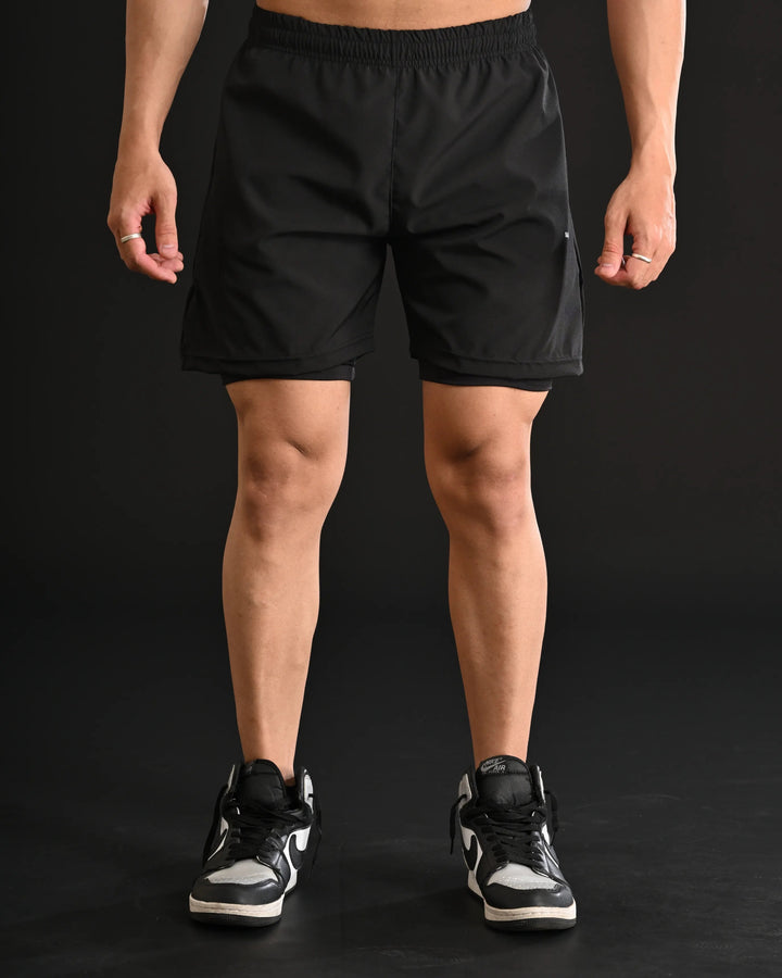DZ Shorts with Compression (Black)