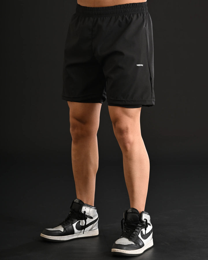 DZ Shorts with Compression (Black)