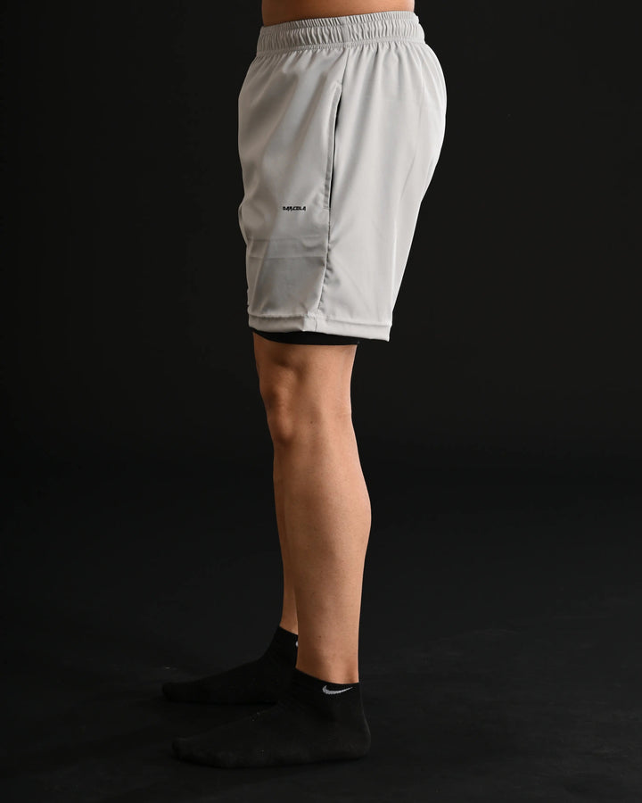 DZ Shorts with Compression (Silver)