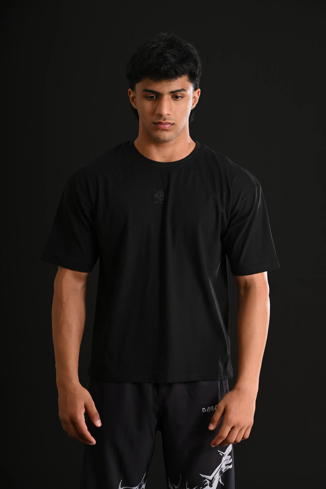SKULL REAPER DROP SHOULDER TEE [BLACK]