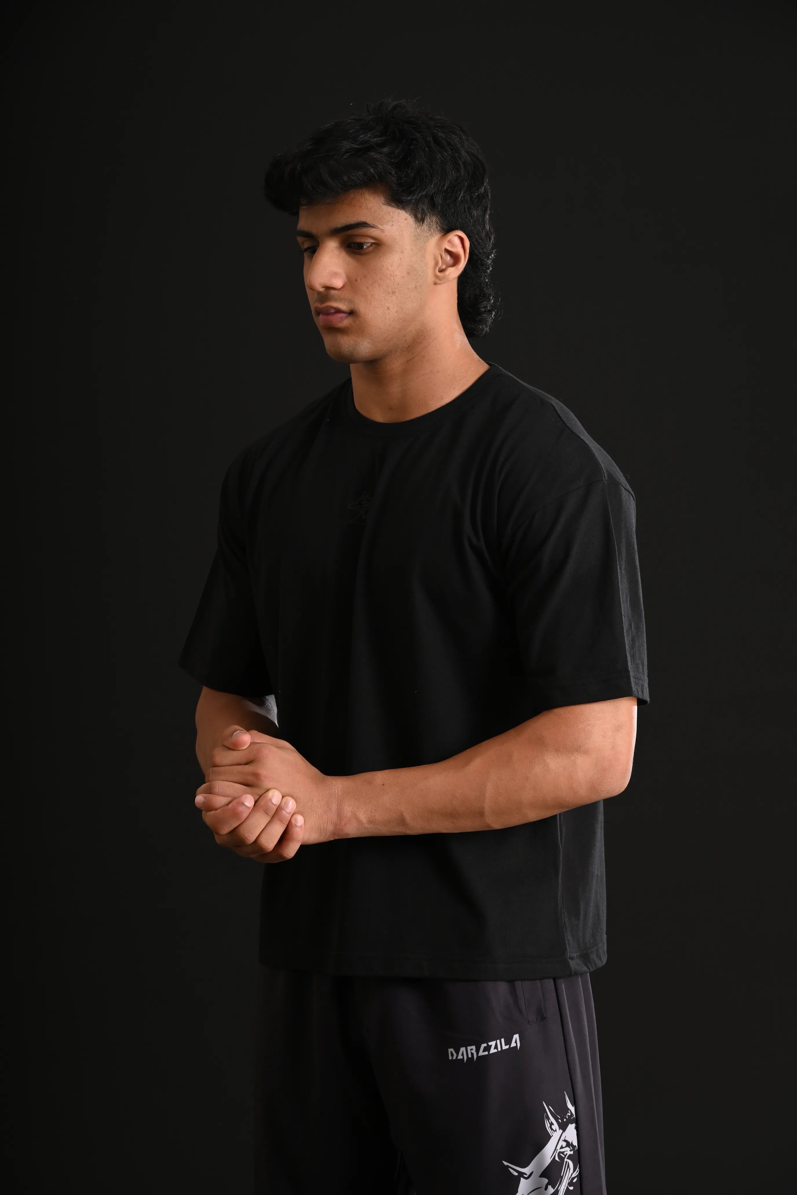 SKULL REAPER DROP SHOULDER TEE [BLACK]