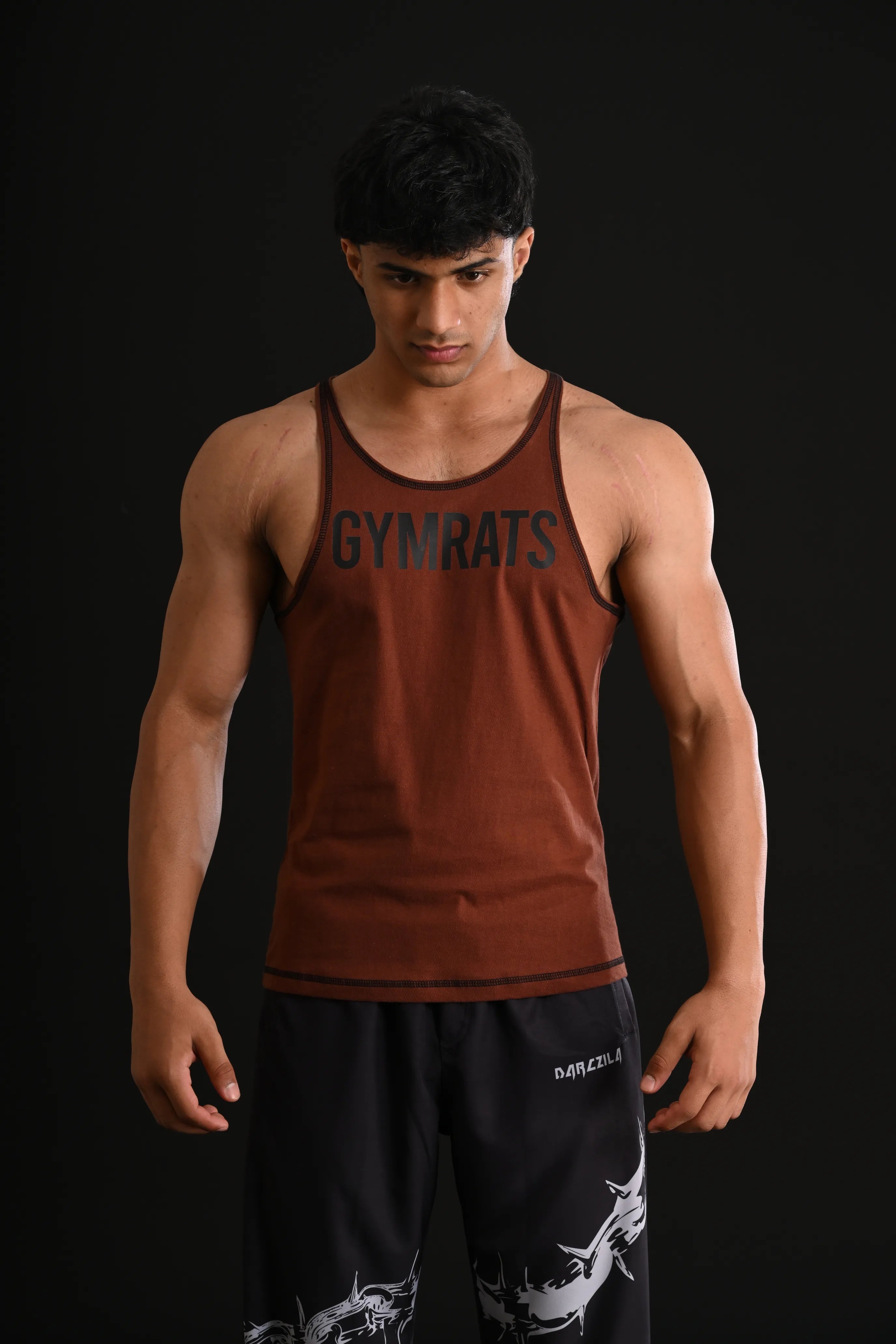 GYMRATS STRINGER [BROWN]