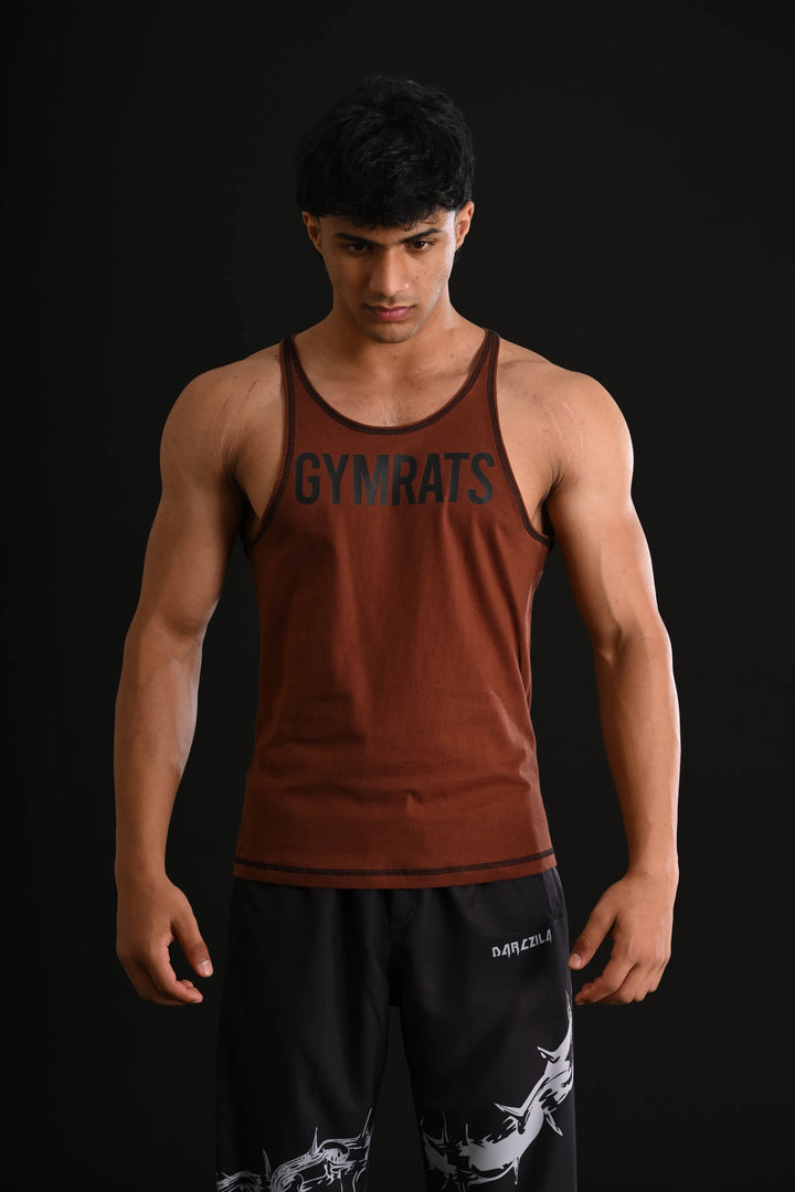 GYMRATS STRINGER [BROWN]