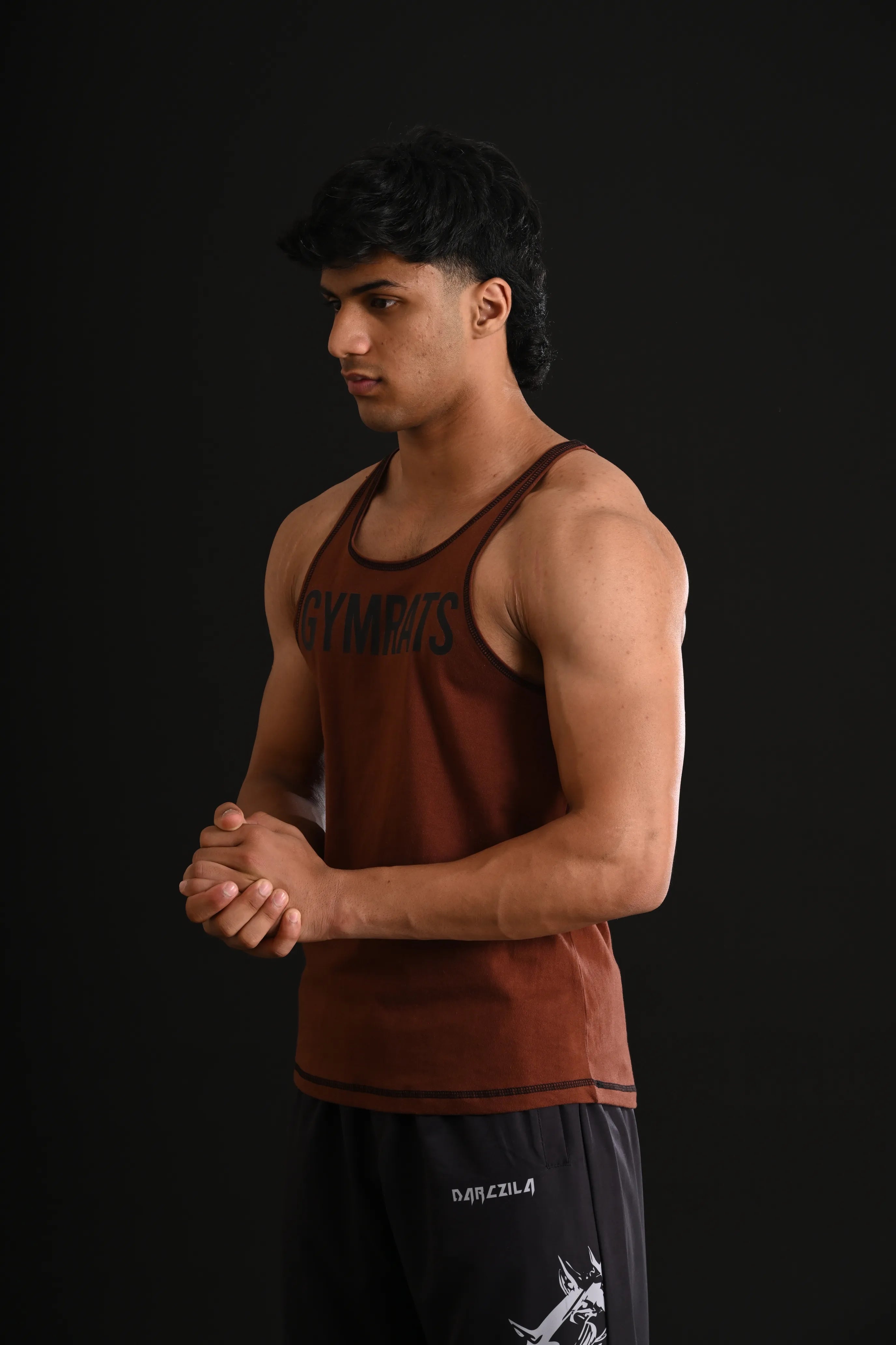 GYMRATS STRINGER [BROWN]