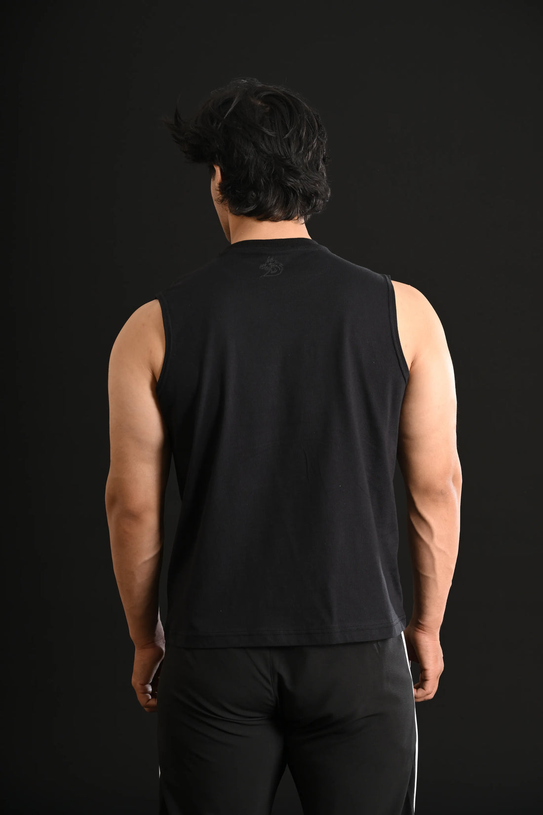 SKULL Cropped Tank [BLACK]