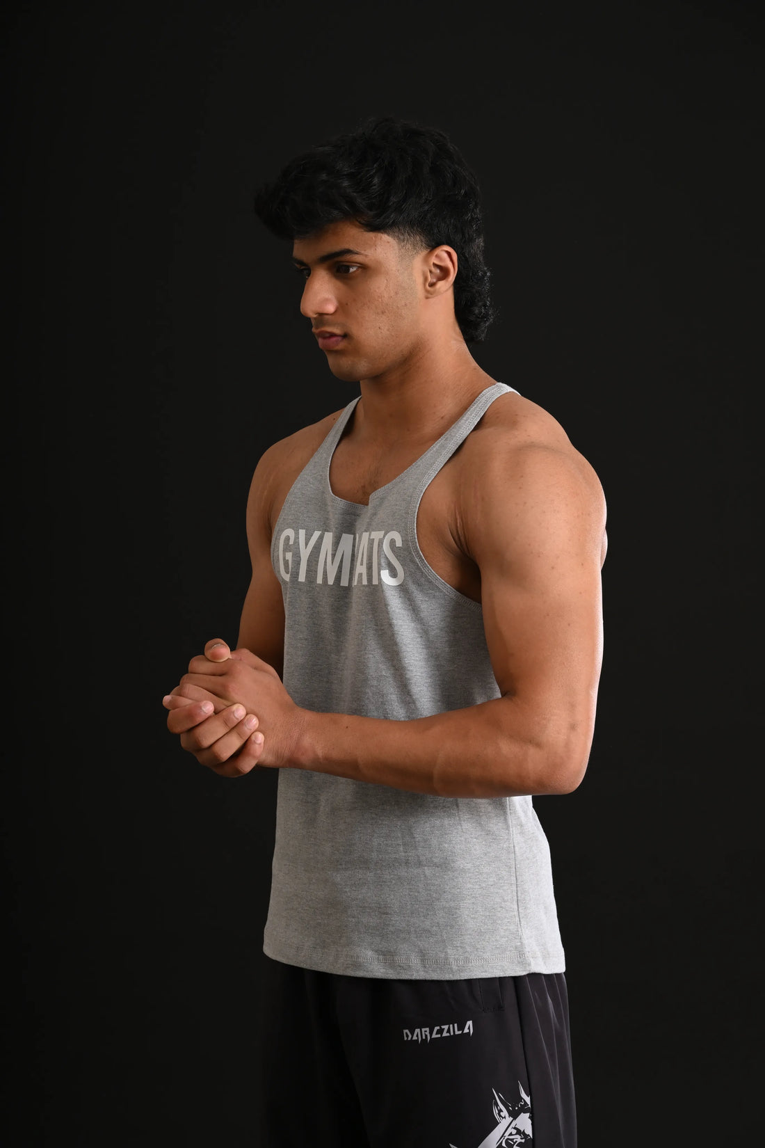 GYMRATS STRINGER [GREY]