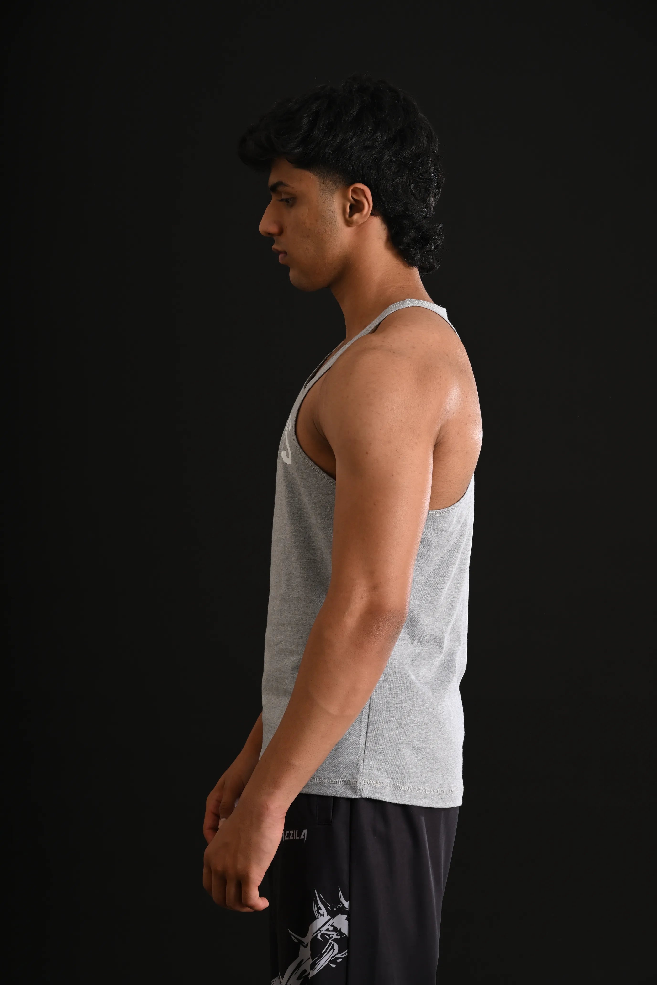 GYMRATS STRINGER [GREY]