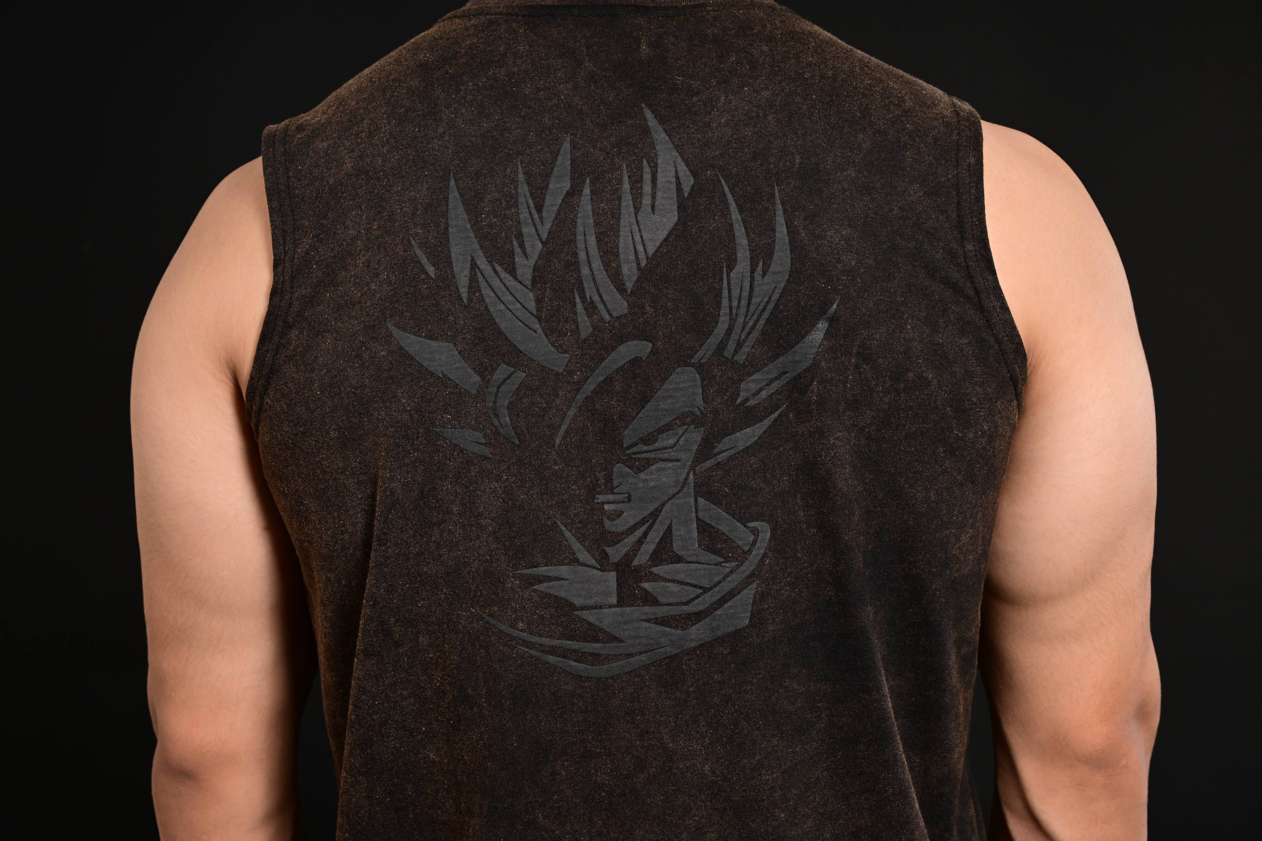 Anime Cropped Tank [BLACK]