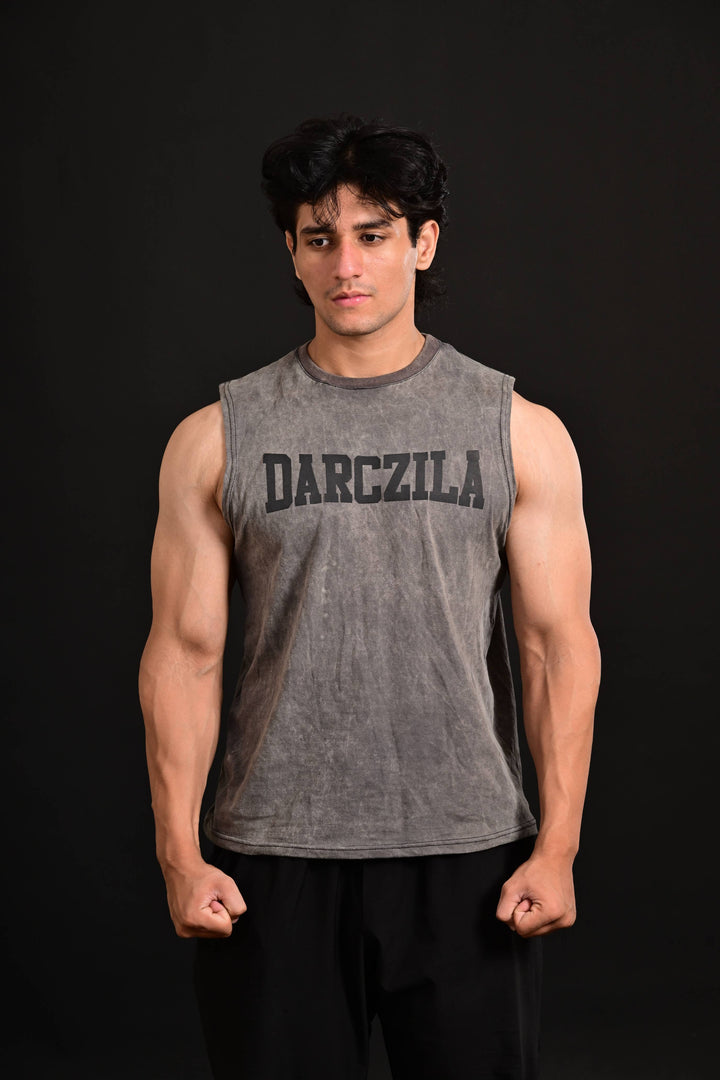Anime Cropped Tank [GREY]