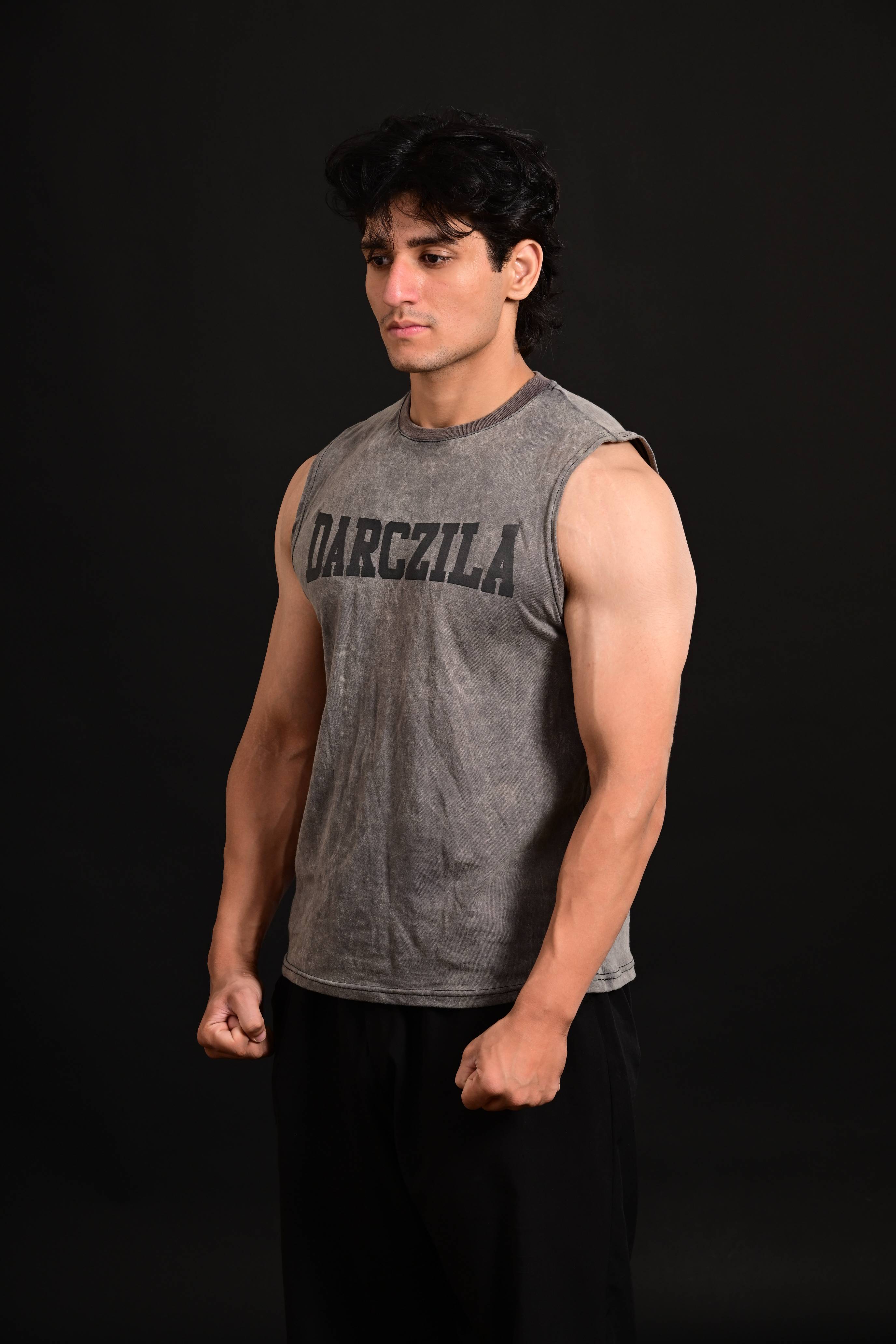 Anime Cropped Tank [GREY]