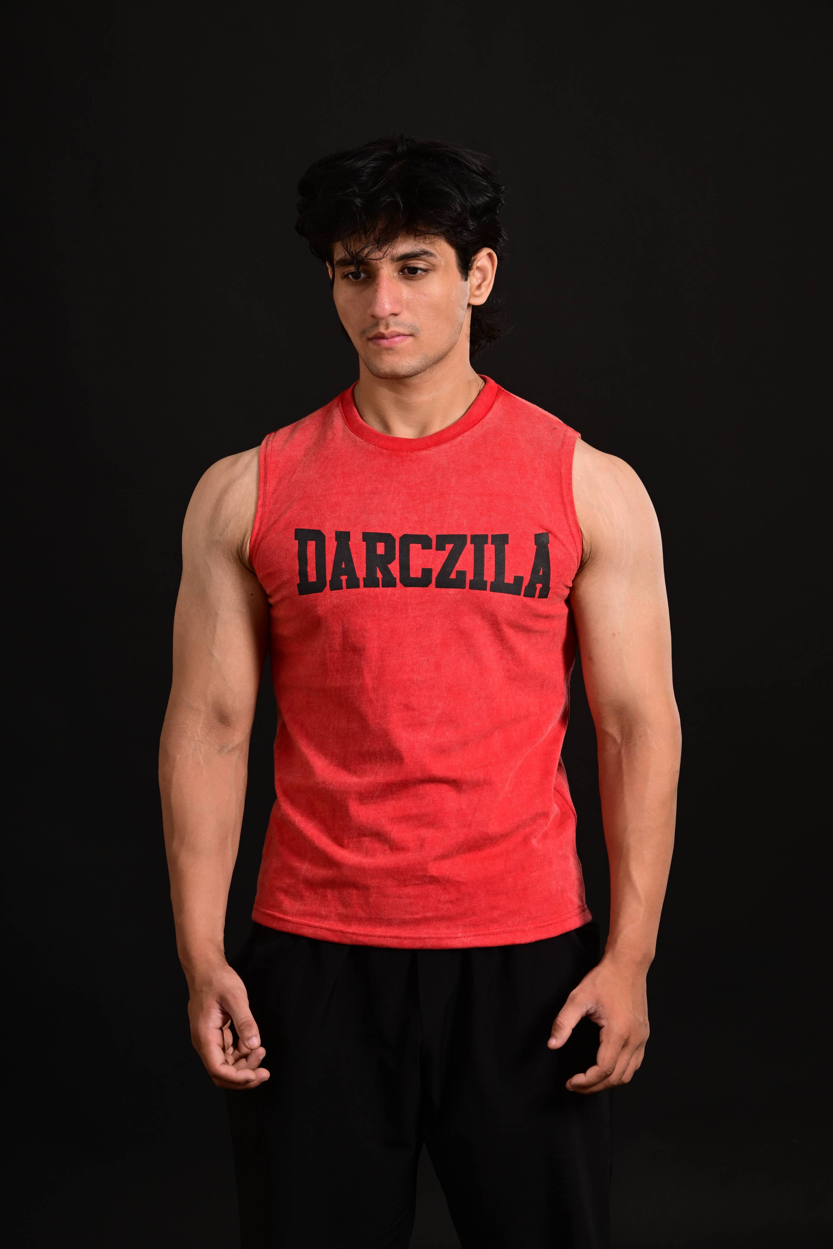 Anime Cropped Tank [RED]