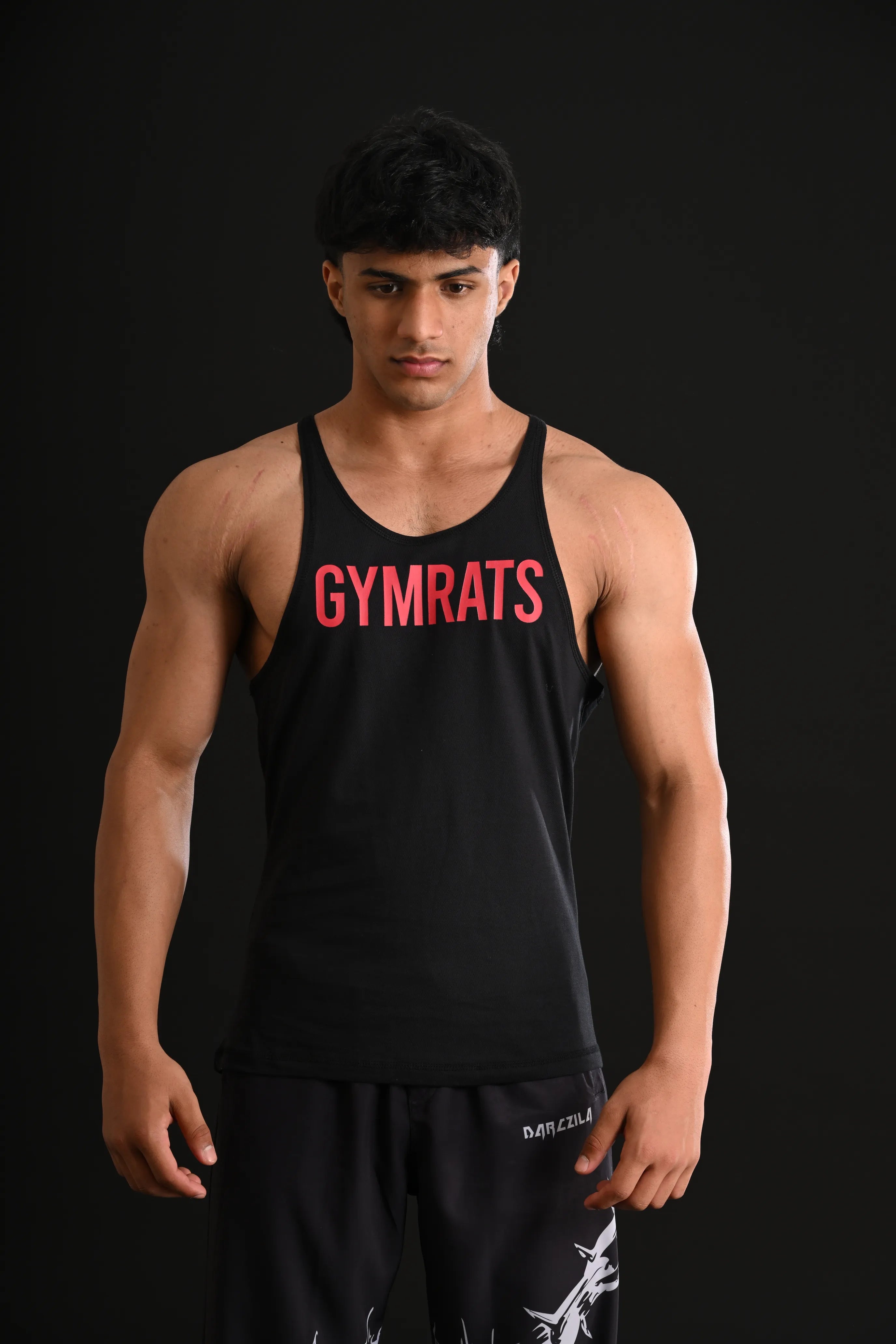 GYMRATS STRINGER [BLACK]