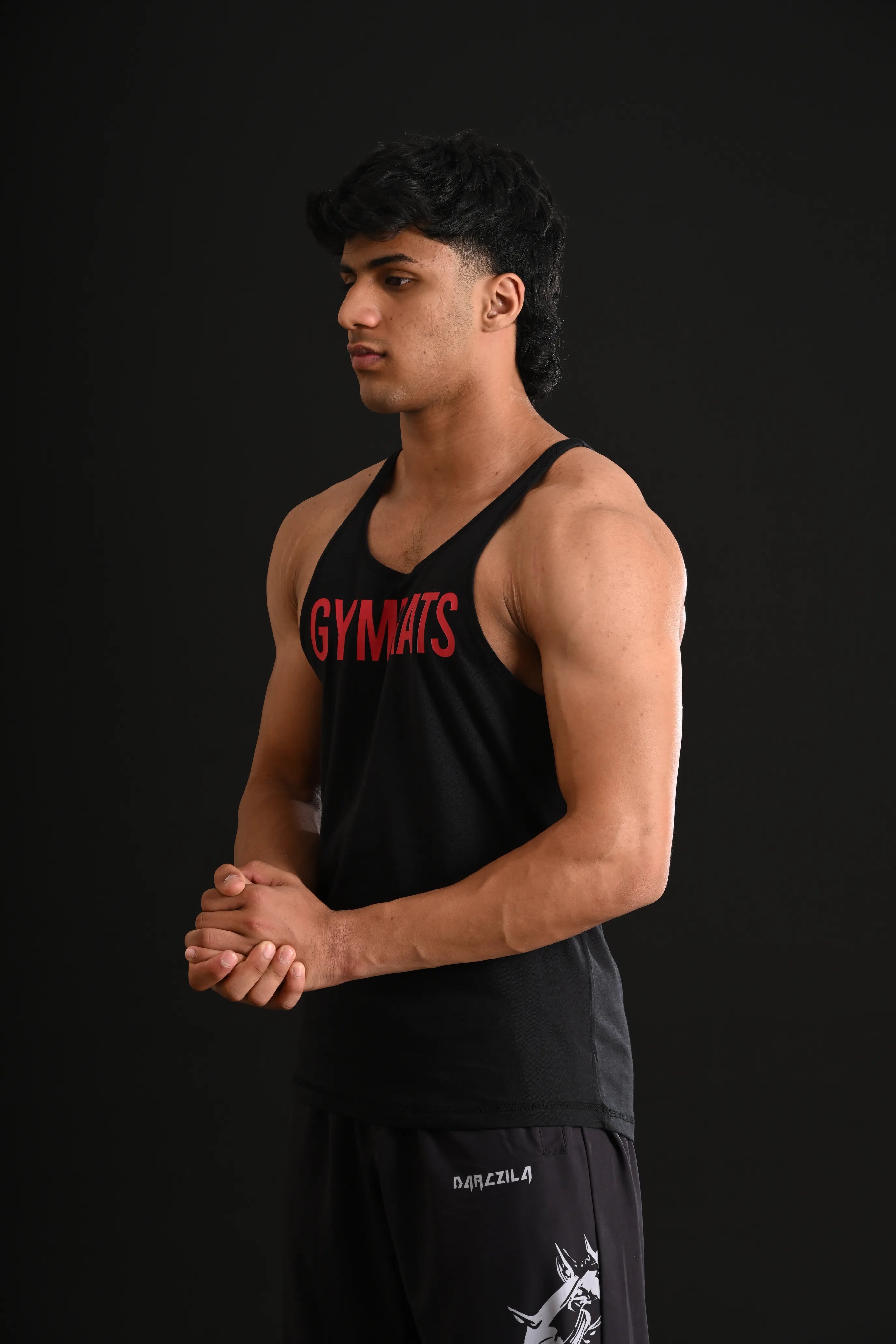 GYMRATS STRINGER [BLACK]