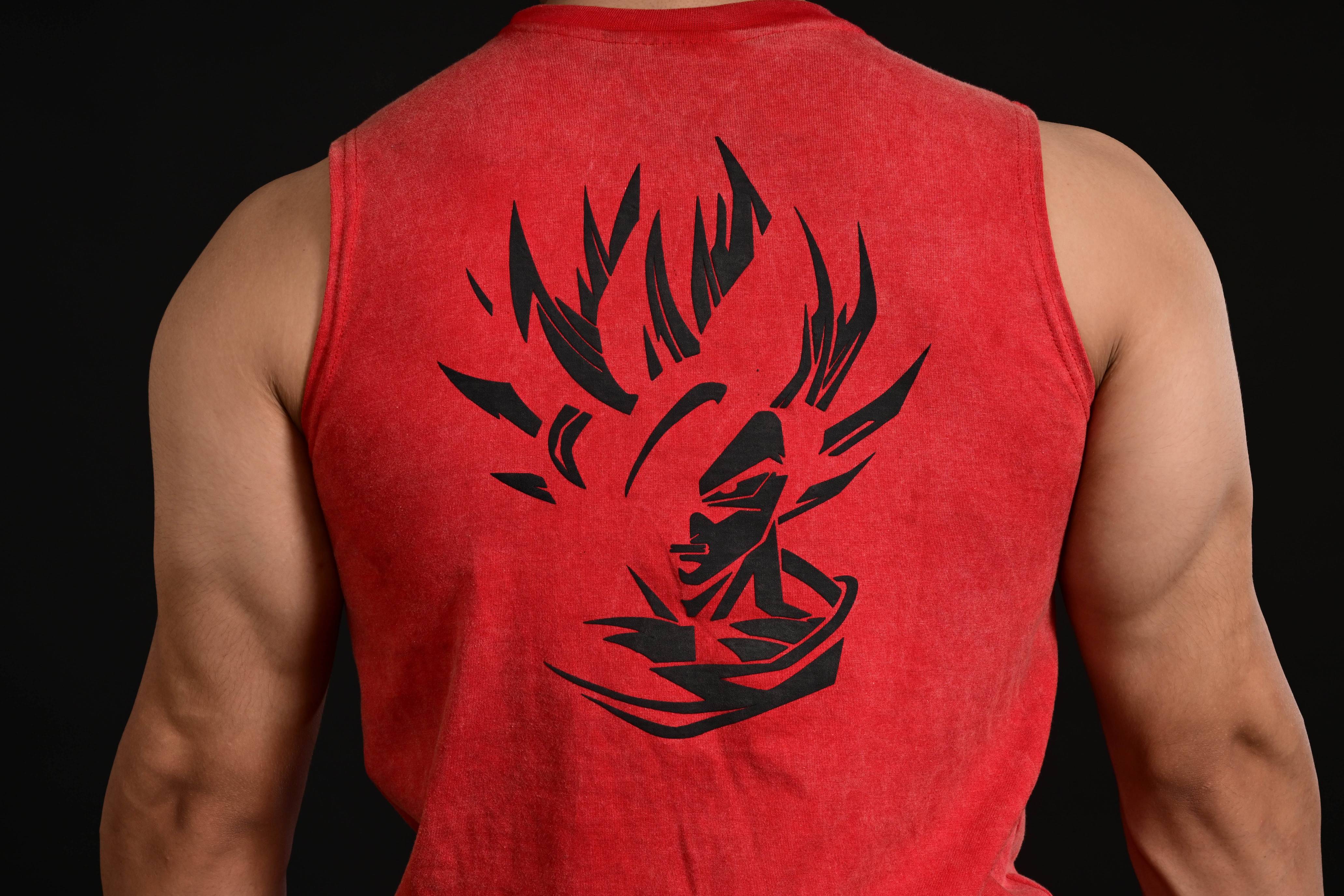 Anime Cropped Tank [RED]