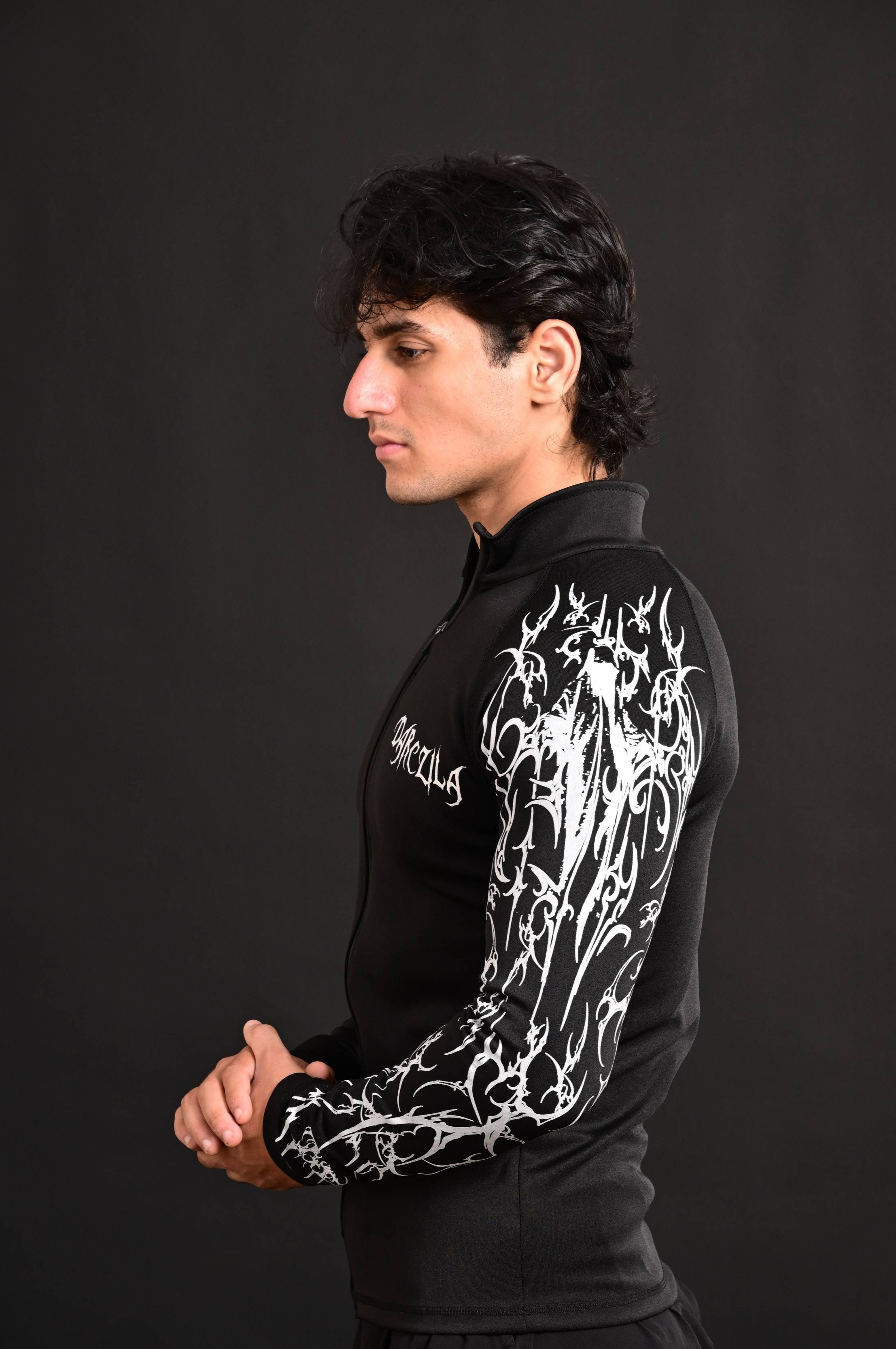 Armour Zip Shirt [BLACK]