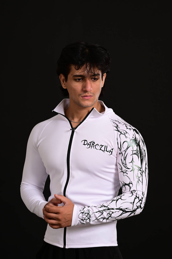 Armour Zip Shirt [WHITE]