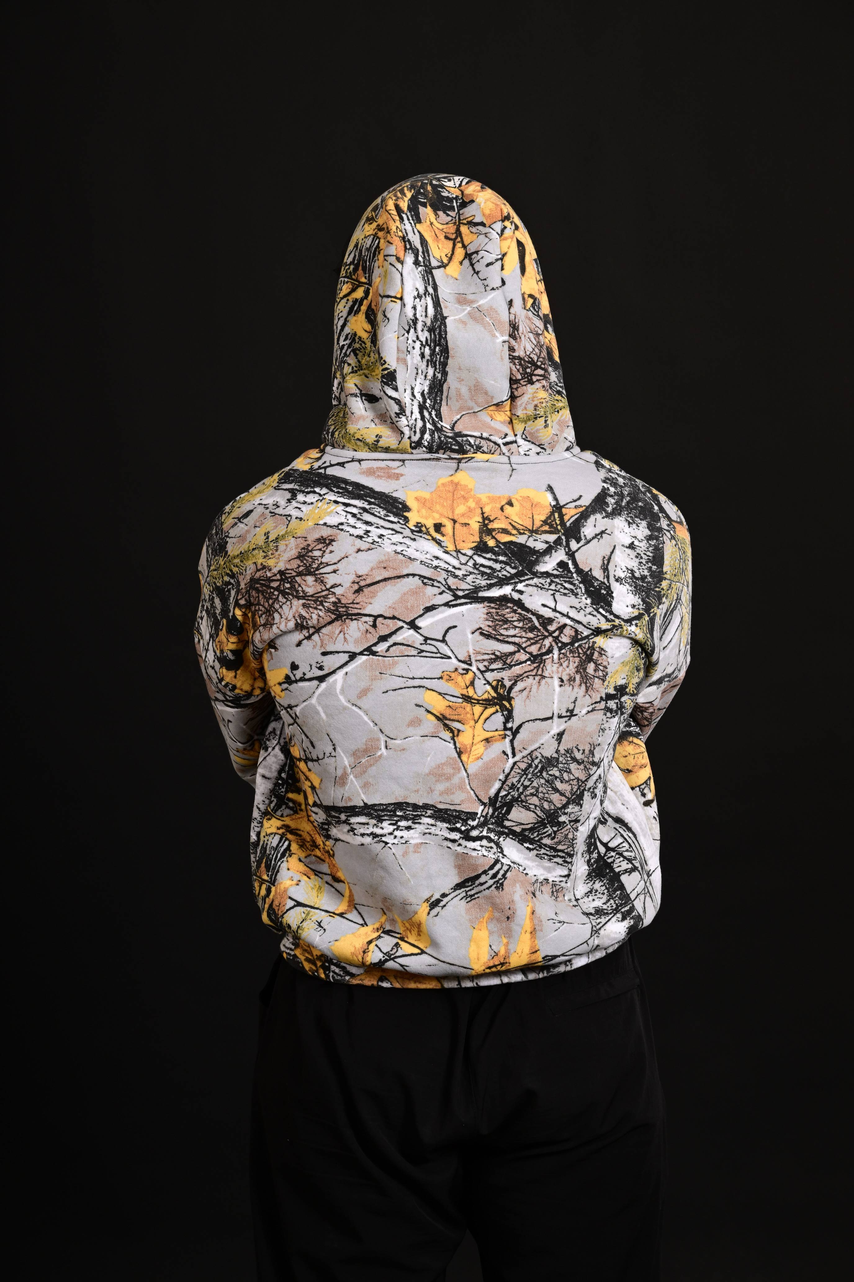 Drop Shoulder Camo Hoodie [LIGHT]