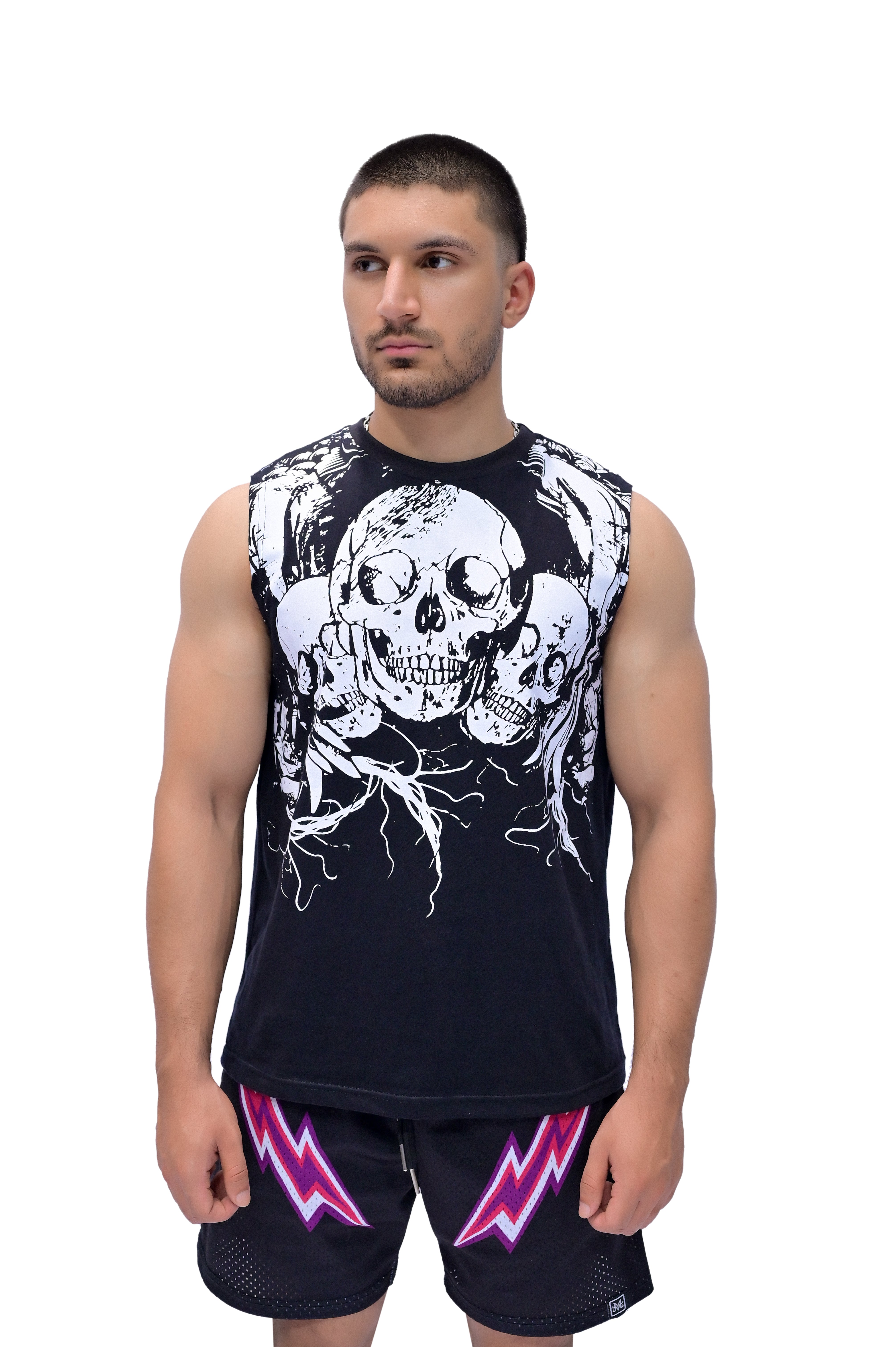 Cropped Tank (Skull)