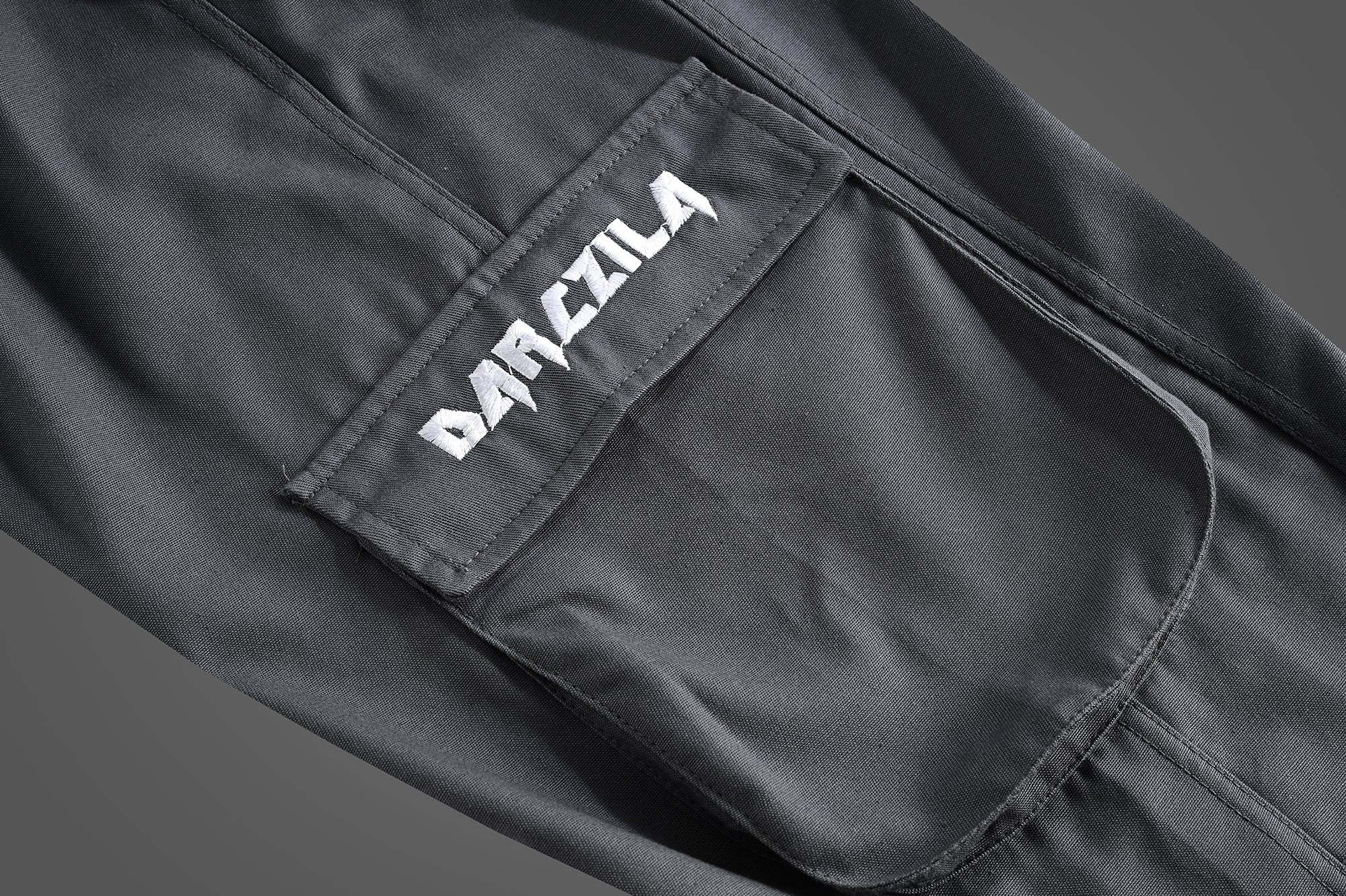 Grey cargo pants for athleisure style, comfortable and versatile men's streetwear pants with multiple pockets for casual and active wear