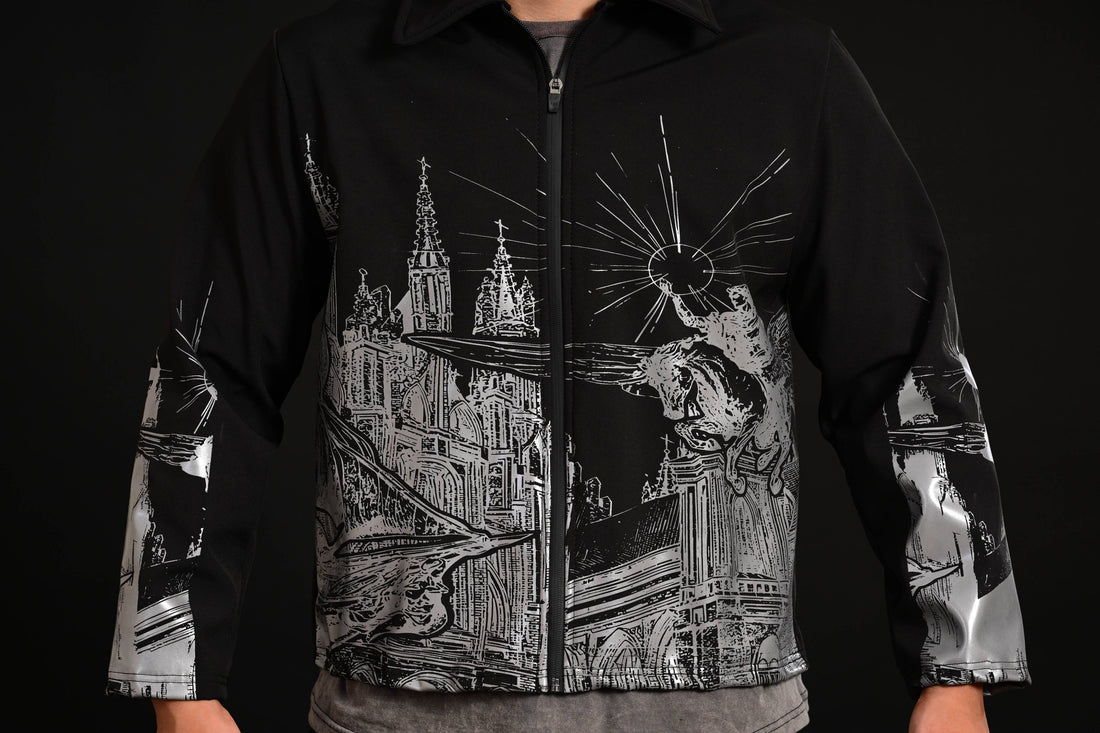 Hercules Jacket merging athletic functionality with mythological strength