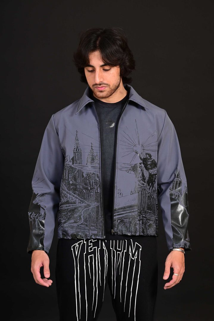 Hercules Jacket showcasing heroic design with functional luxury details