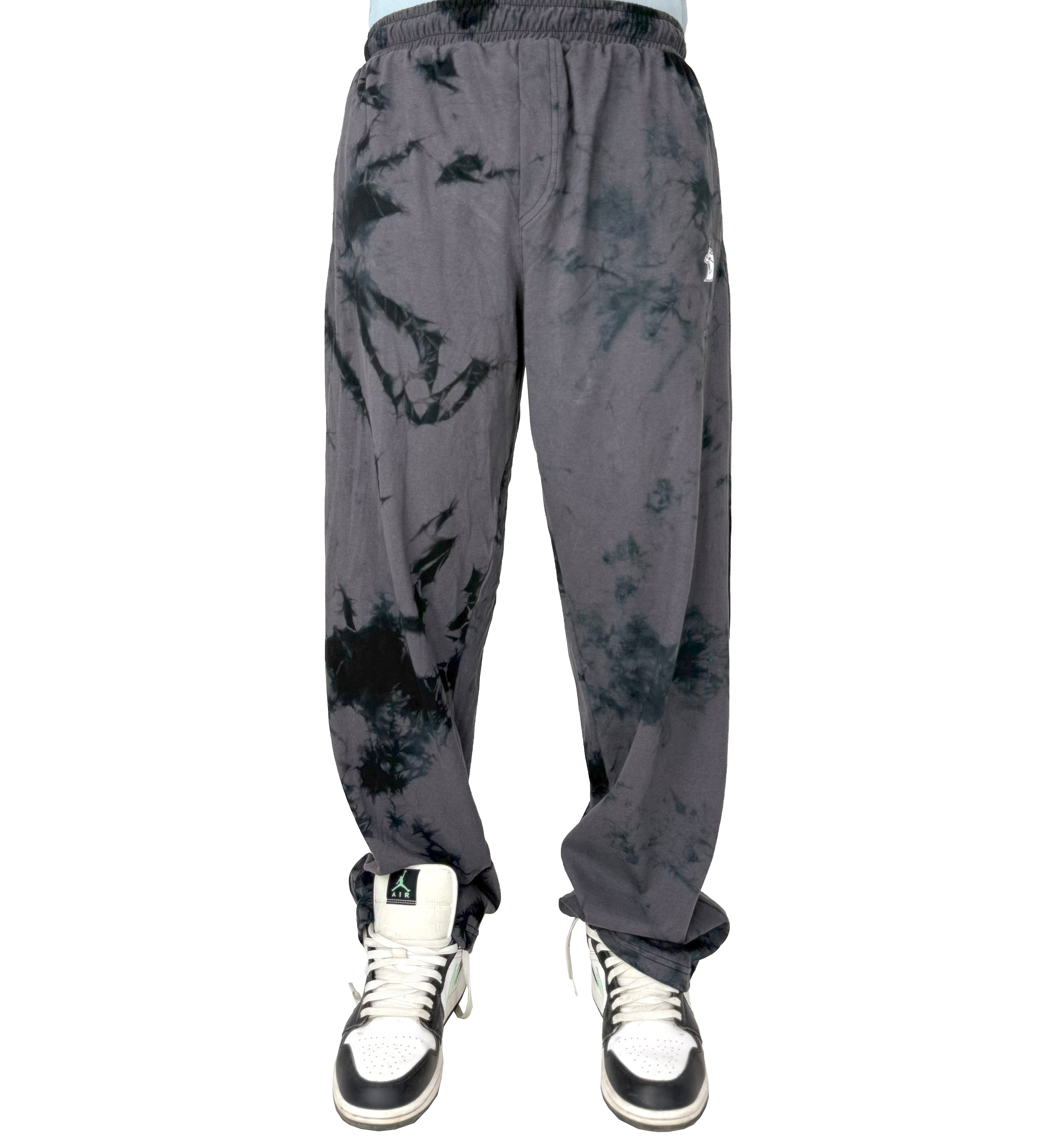 Tie Dye Trousers (Grey)