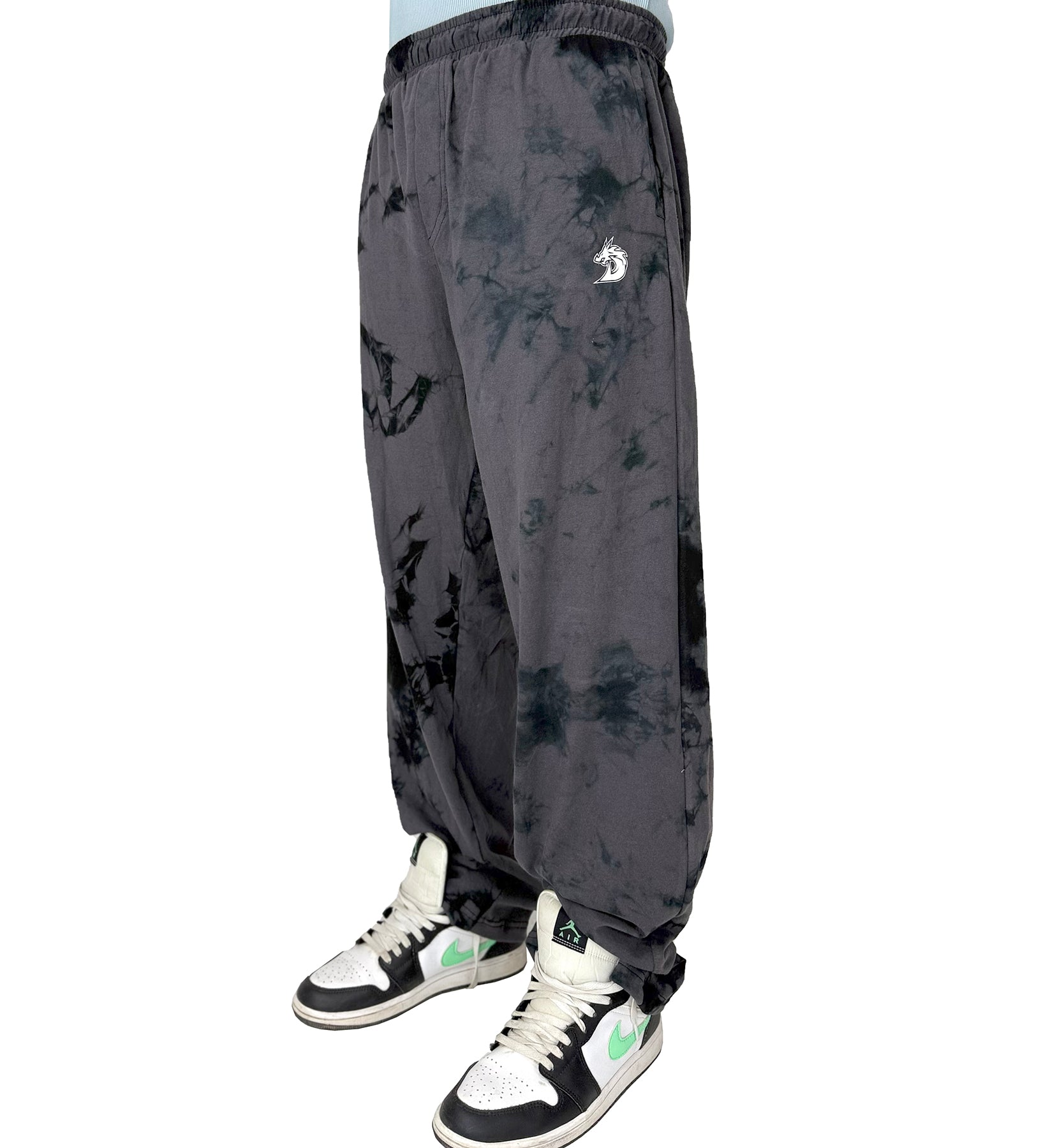 Tie Dye Trousers (Grey)