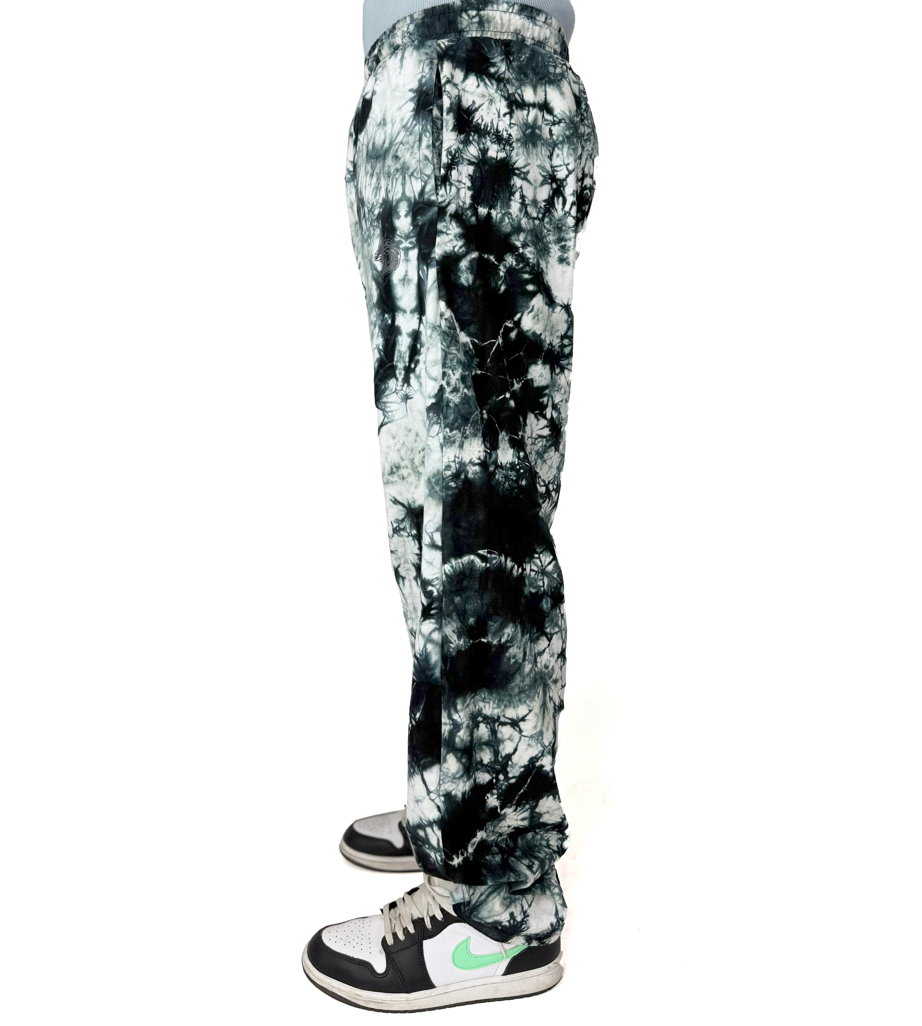 Tie Dye Trousers (White)