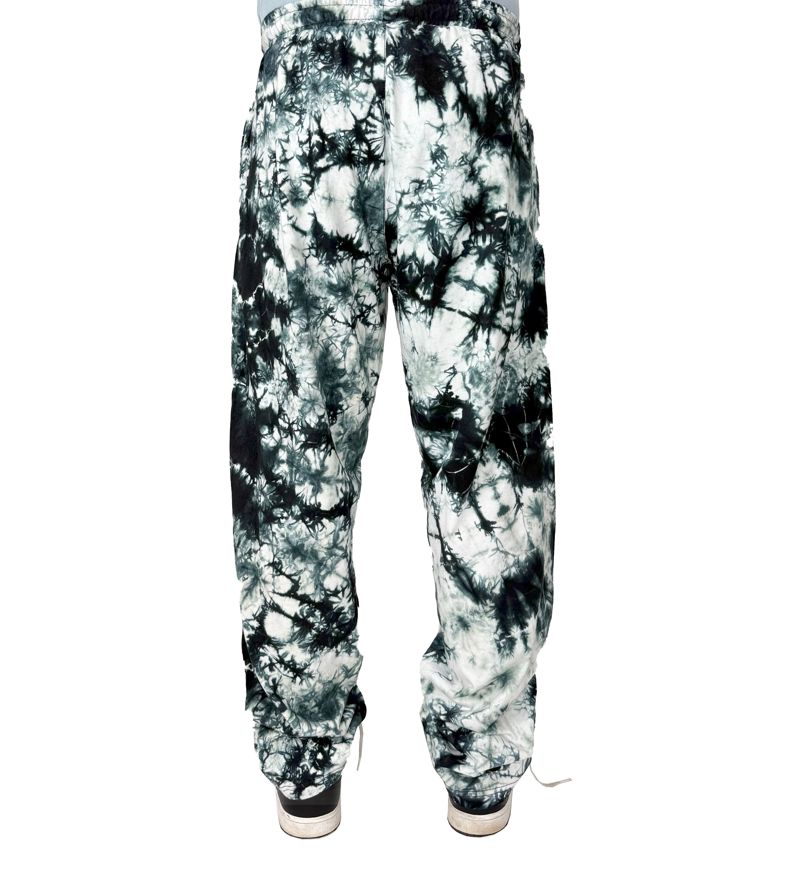 Tie Dye Trousers (White)