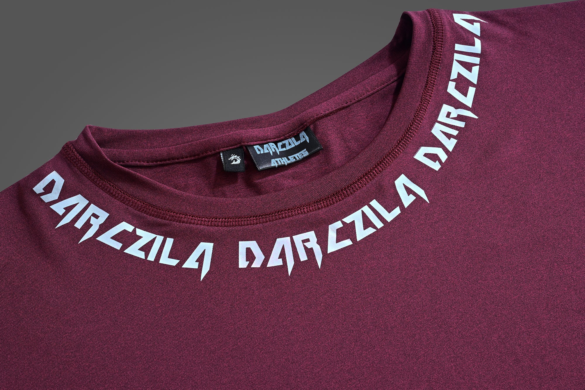 Maroon Athletic Compression Shirt for men and sportswear